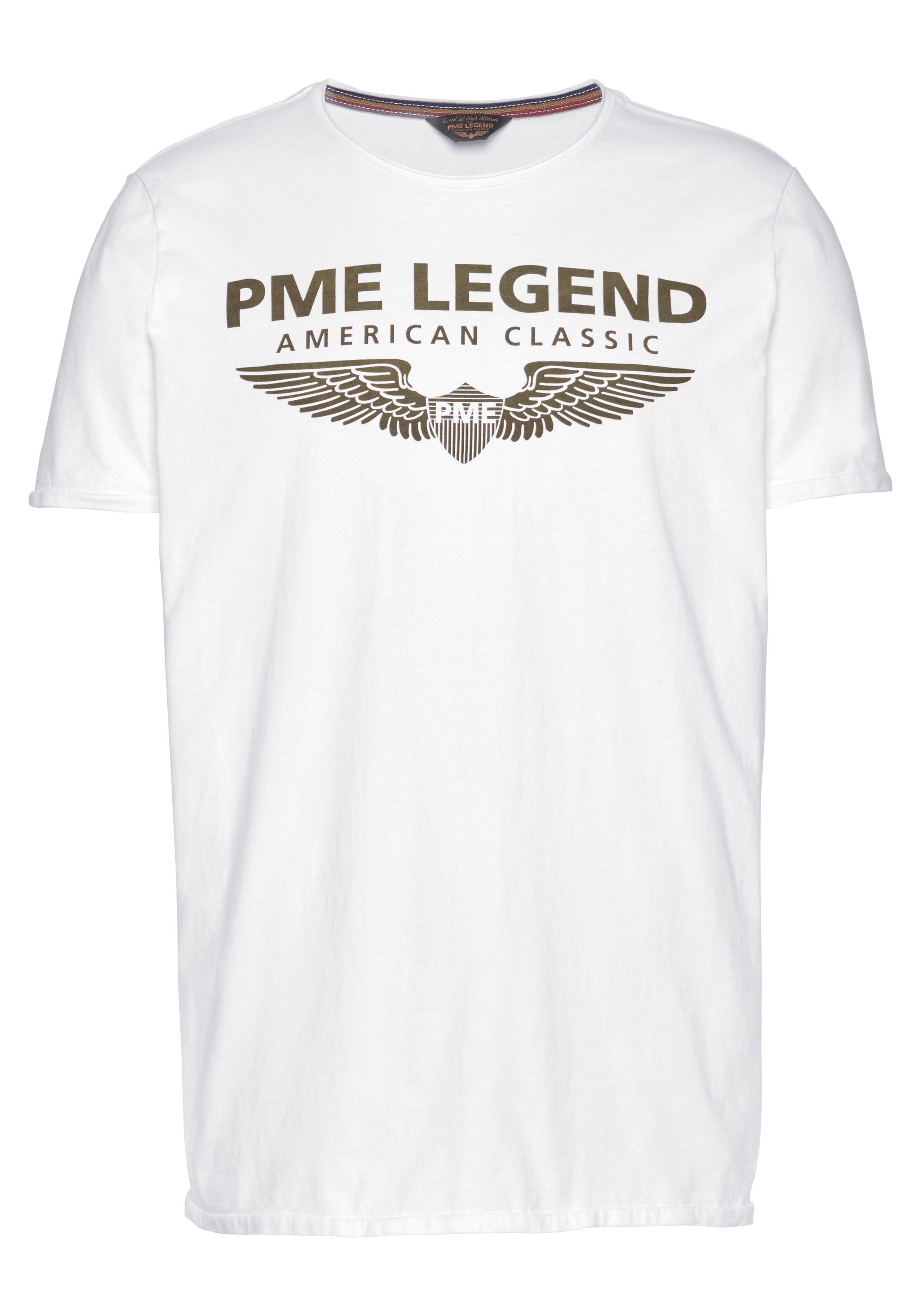 PME LEGEND Rundhalsshirt, mit Logoprint