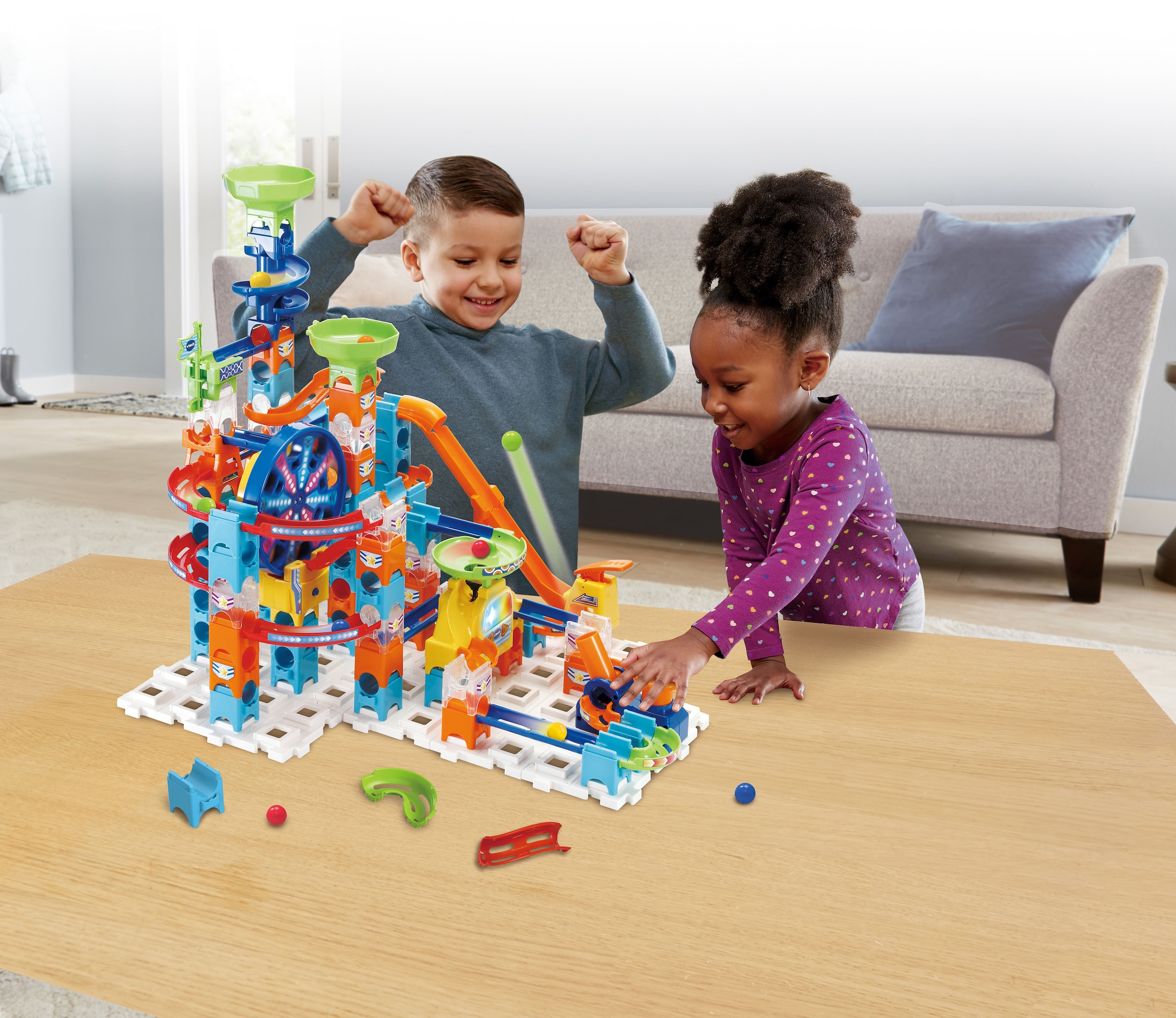 Vtech® Kugelbahn »Marble Rush - Ultimate Set XL100 E« mit Sound- und Lichteffekten