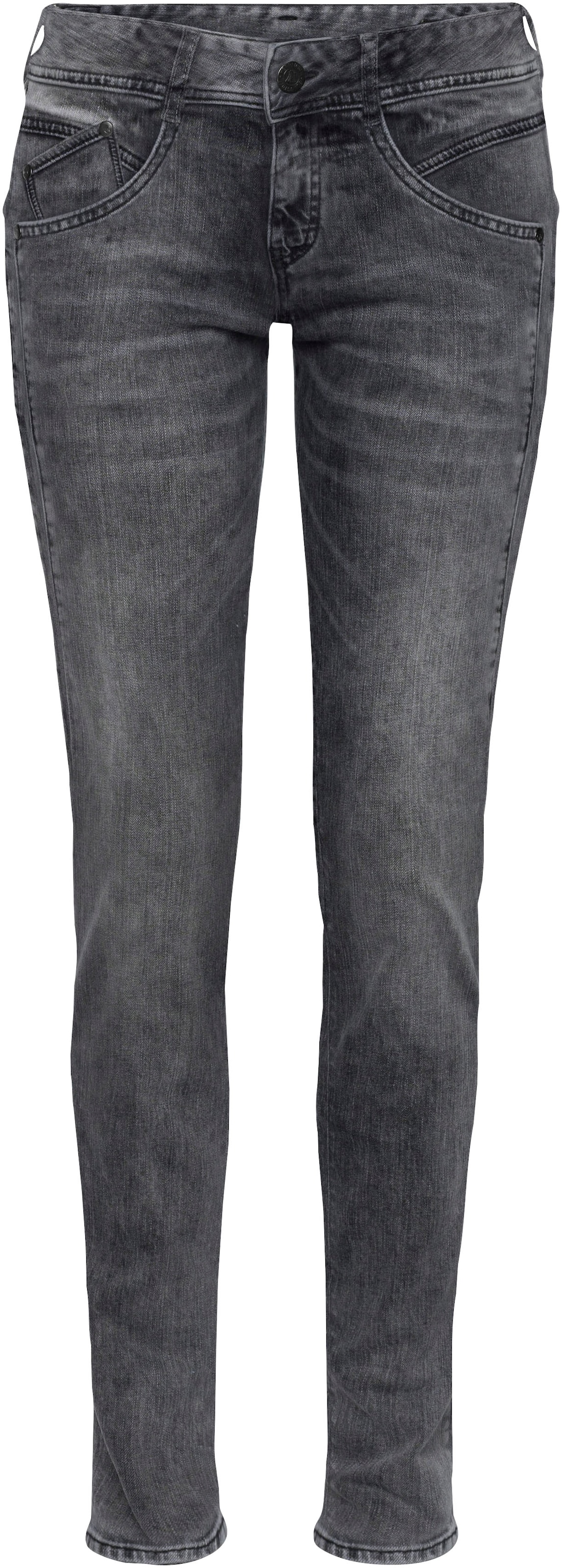 Herrlicher Slim-fit-Jeans »GINA RECYCLED DENIM«, mit seitlichem Keileinsatz