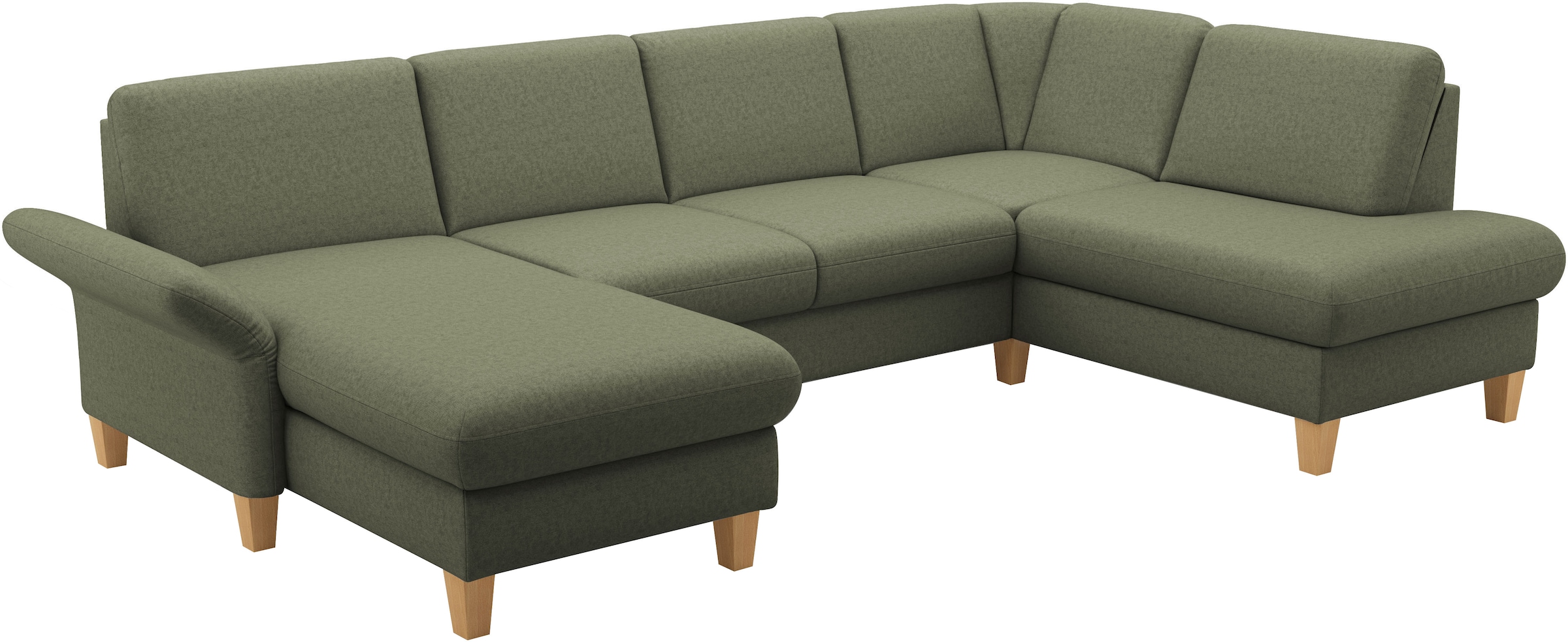 Home affaire Wohnlandschaft »Rochelle«, optional mit Armteilverstellung, mit Bettfunktion & Bettkasten
