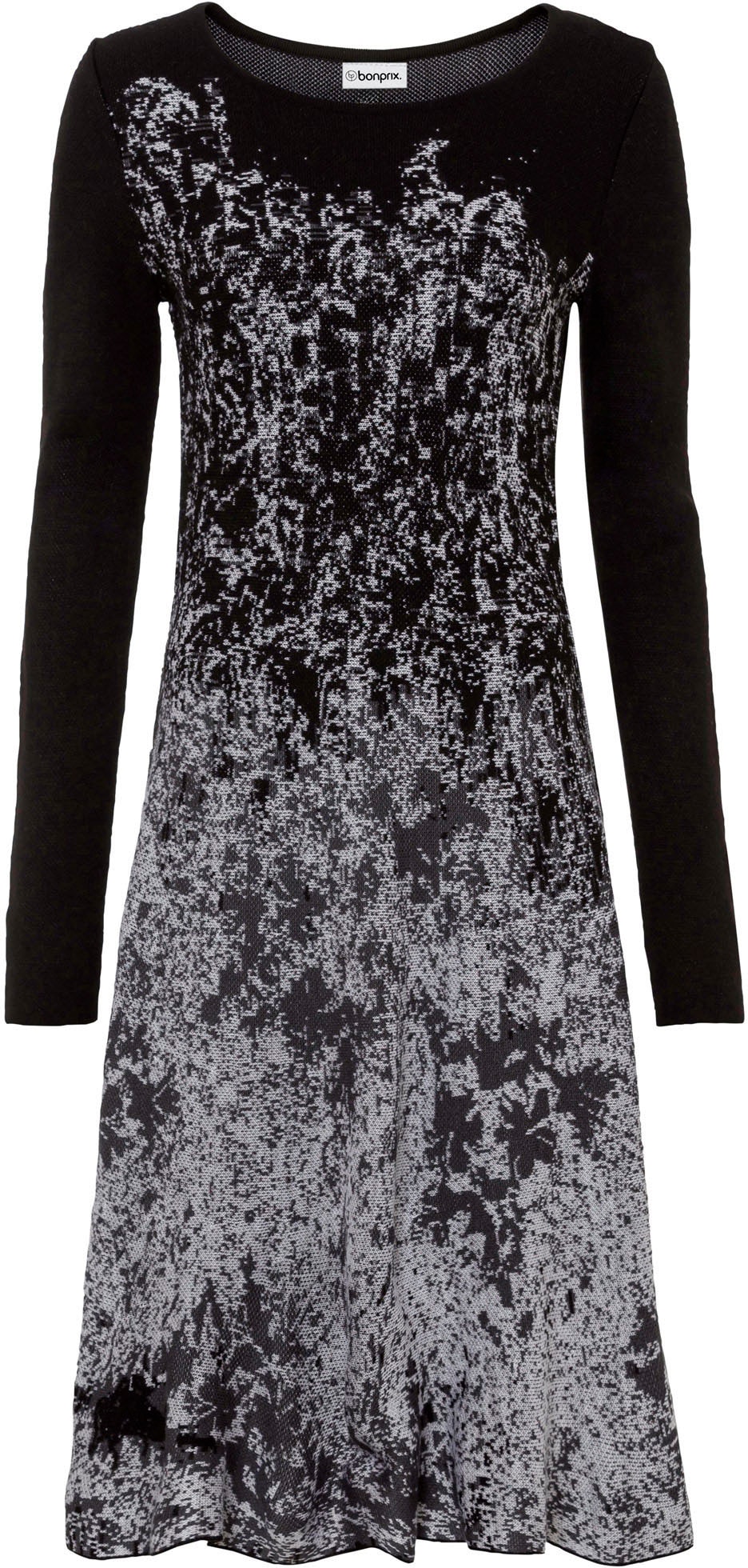 bonprix Strickkleid für besondere Anlässe, aus Polyacryl, ausgestellter Rock