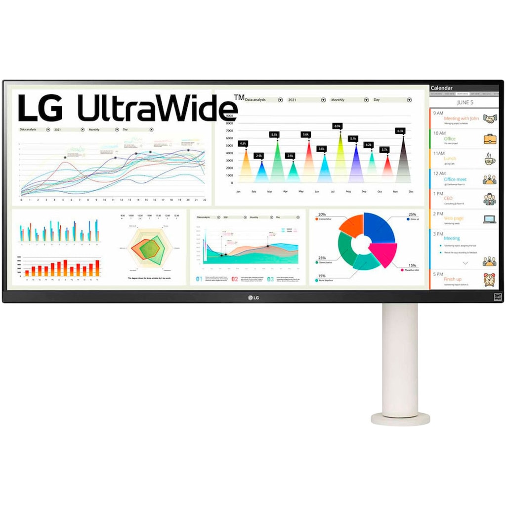 LG LED-Monitor »34WQ68X«, 87 cm/34 Zoll, 2560 x 1080 px, UWQHD, 5 ms Reaktionszeit, 60 Hz