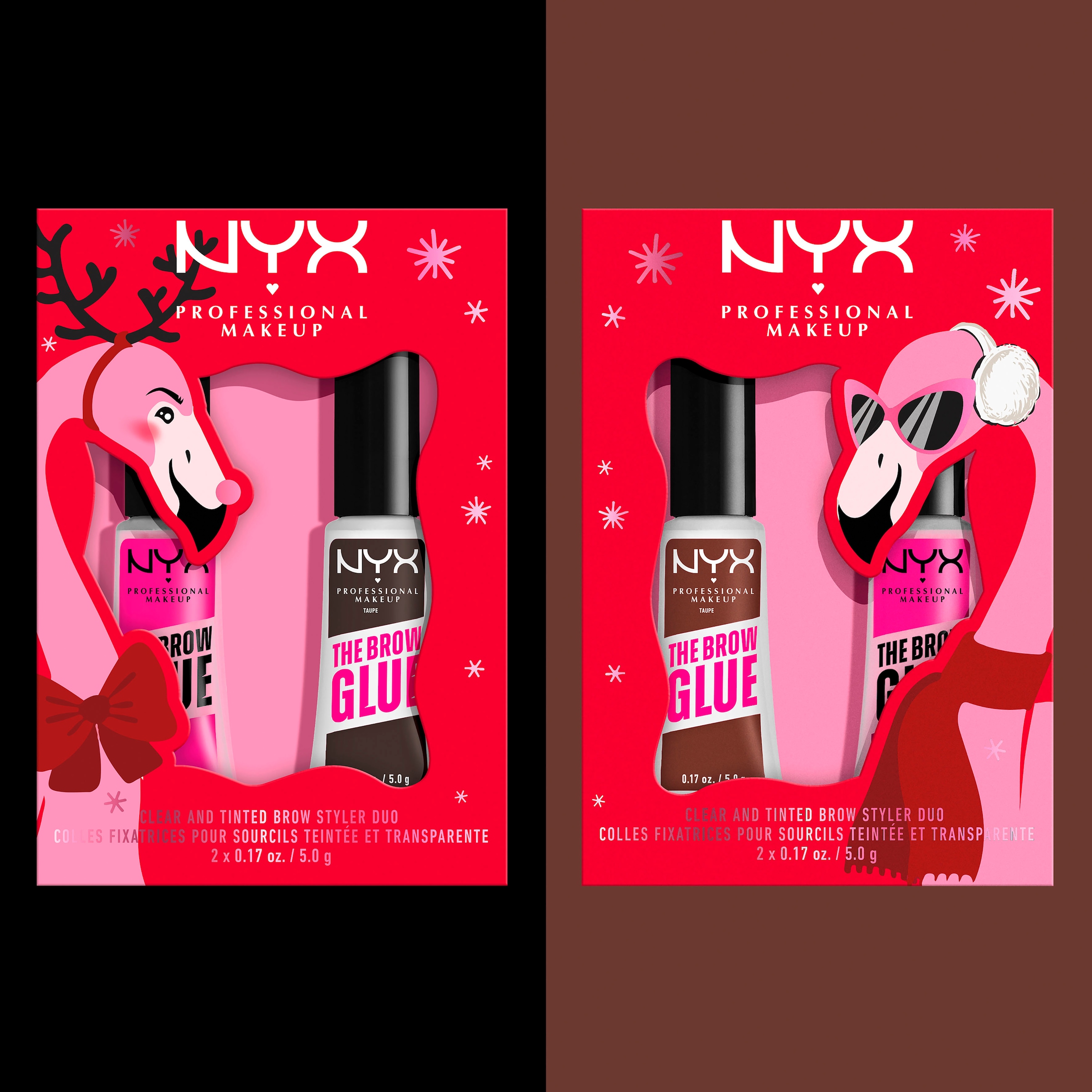 NYX Kosmetik-Set »NYX Professional Makeup Brow Glue Stick Duo«, mit vielseitigen Kombinationsmöglichkeiten