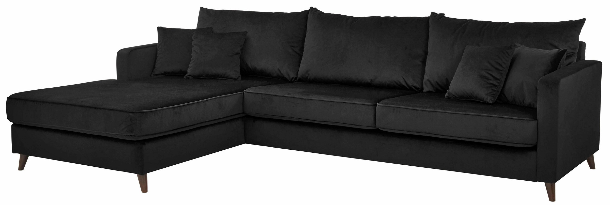 Guido Maria Kretschmer Home&Living Ecksofa »Renesse L-Form«, lose Kissen, Keder an Sitzkissen