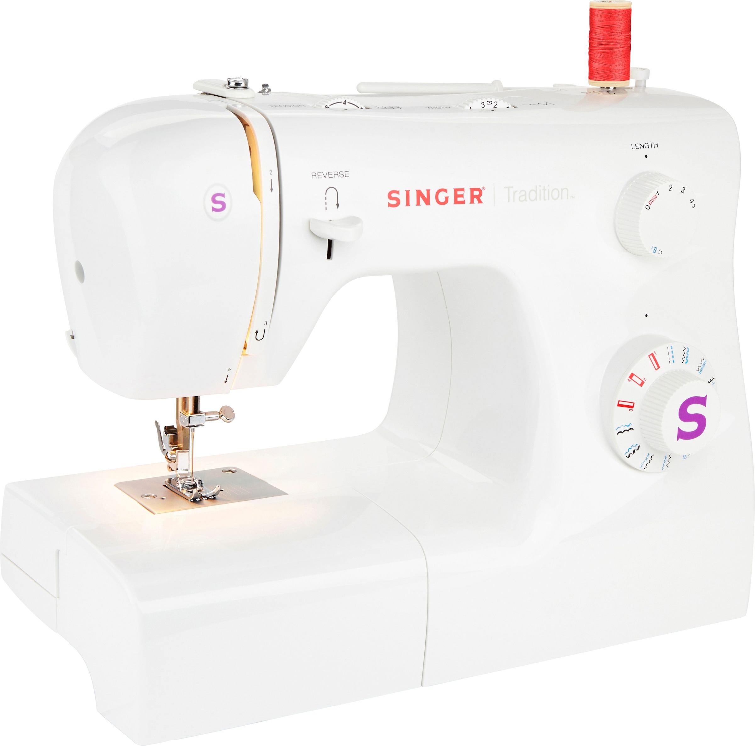 Singer Nähmaschine »Tradition 2263«, 23 Programme, 23 Stiche mit 3 Jahren  XXL Garantie