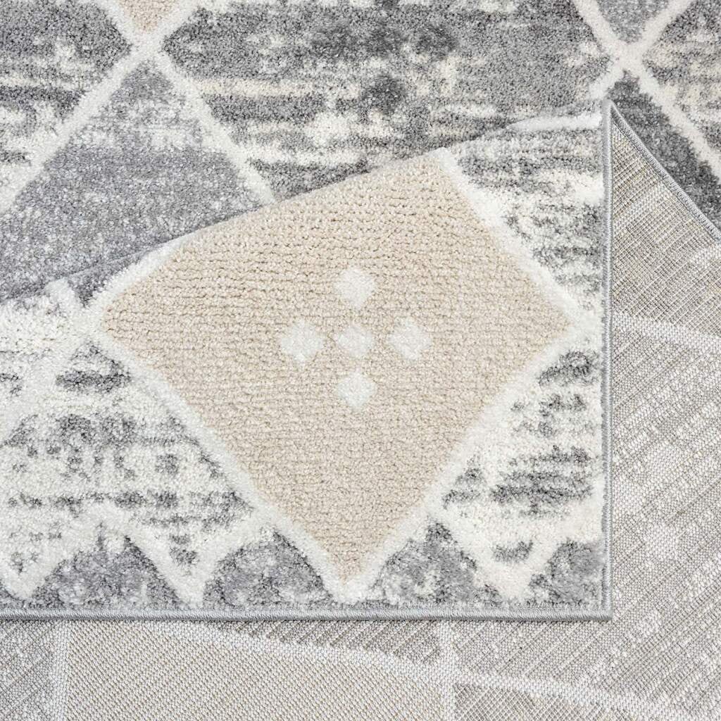 Carpet City Teppich »FLAIR179« rechteckig 11 mm Höhe Kurzflor-Teppich, Skandi-Stil, Wohnzimmer