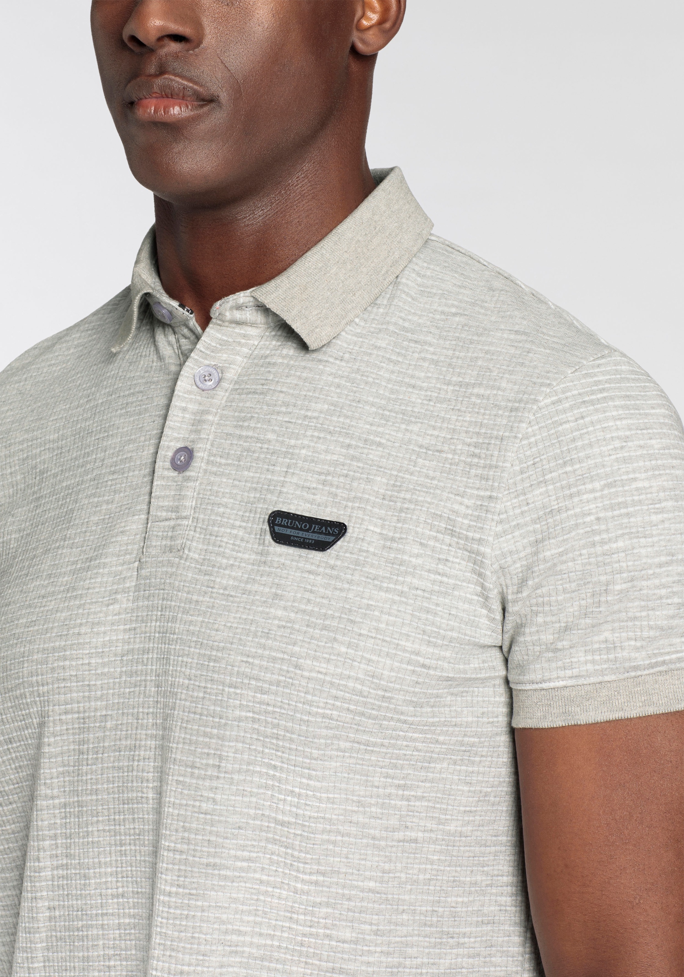 Bruno Banani Poloshirt, mit besonderer Materialstruktur