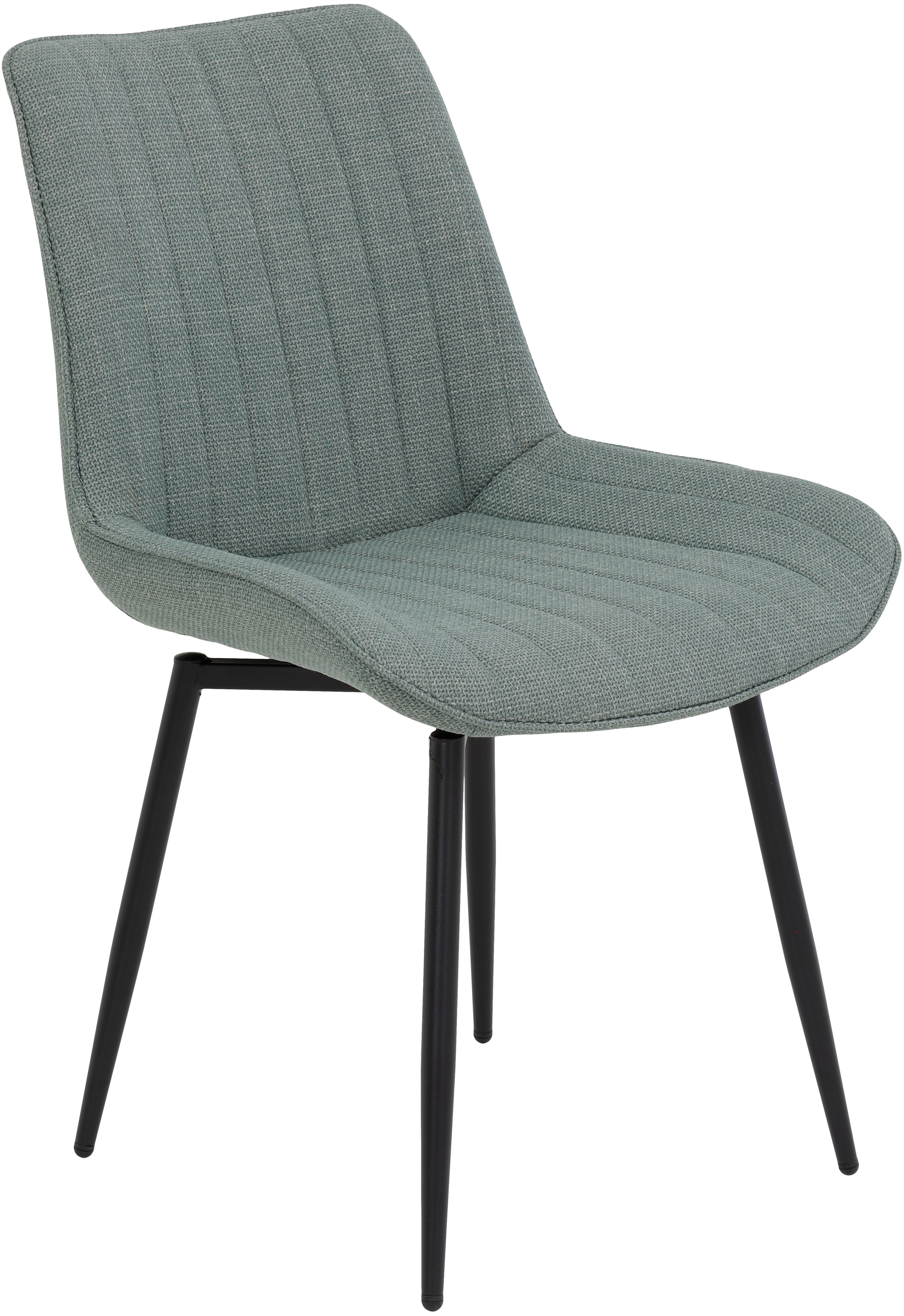 HELA Drehstuhl »Vierfußstuhl BERGEN«, (Set), 4 St., Webstoff, Esszimmerstuhl, XL-Sitzbreite, 360° drehbar