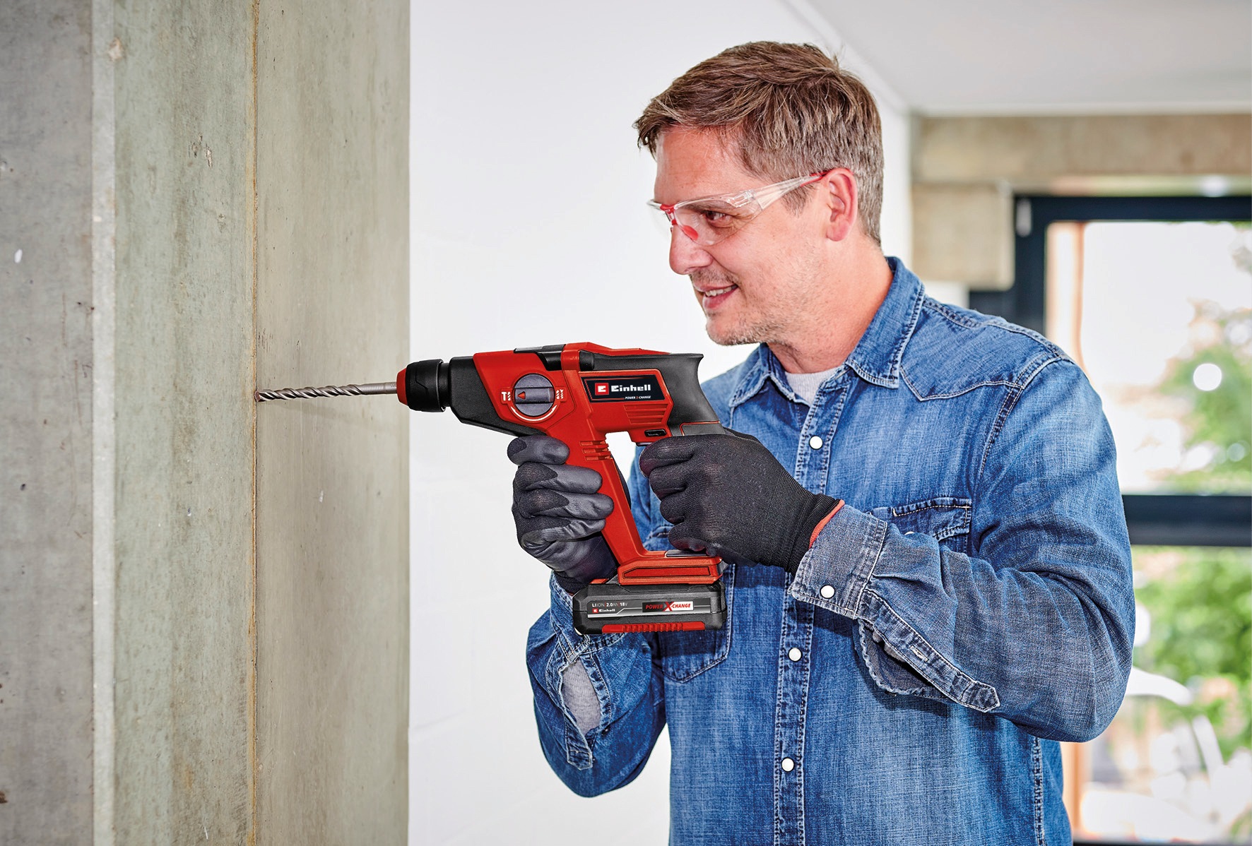 Einhell Akku-Bohrhammer »TE-HD 18/12 Li - Solo«, (2 tlg.), ohne Akku und Ladegerät