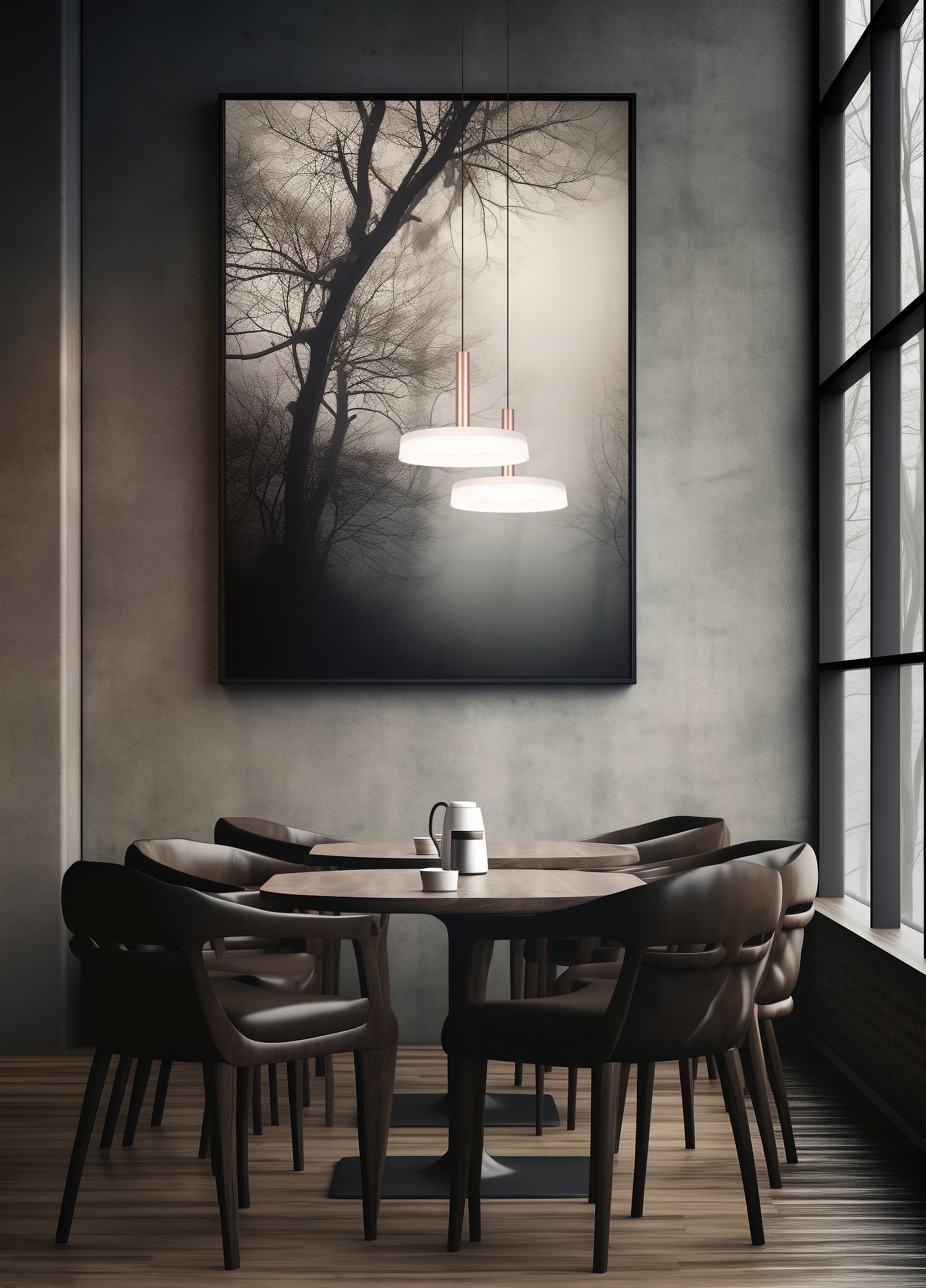 TRIO Leuchten LED Pendelleuchte »CELESTE dimmbare LED Hängelampe aus Metall und Glas, 10W 1100 Lumen« LED-Board 1 Stk. Warmweiß einfach höhenverstellbar von 50-200 cm, Ø 22cm, 3-Stufen Dimmfunktion