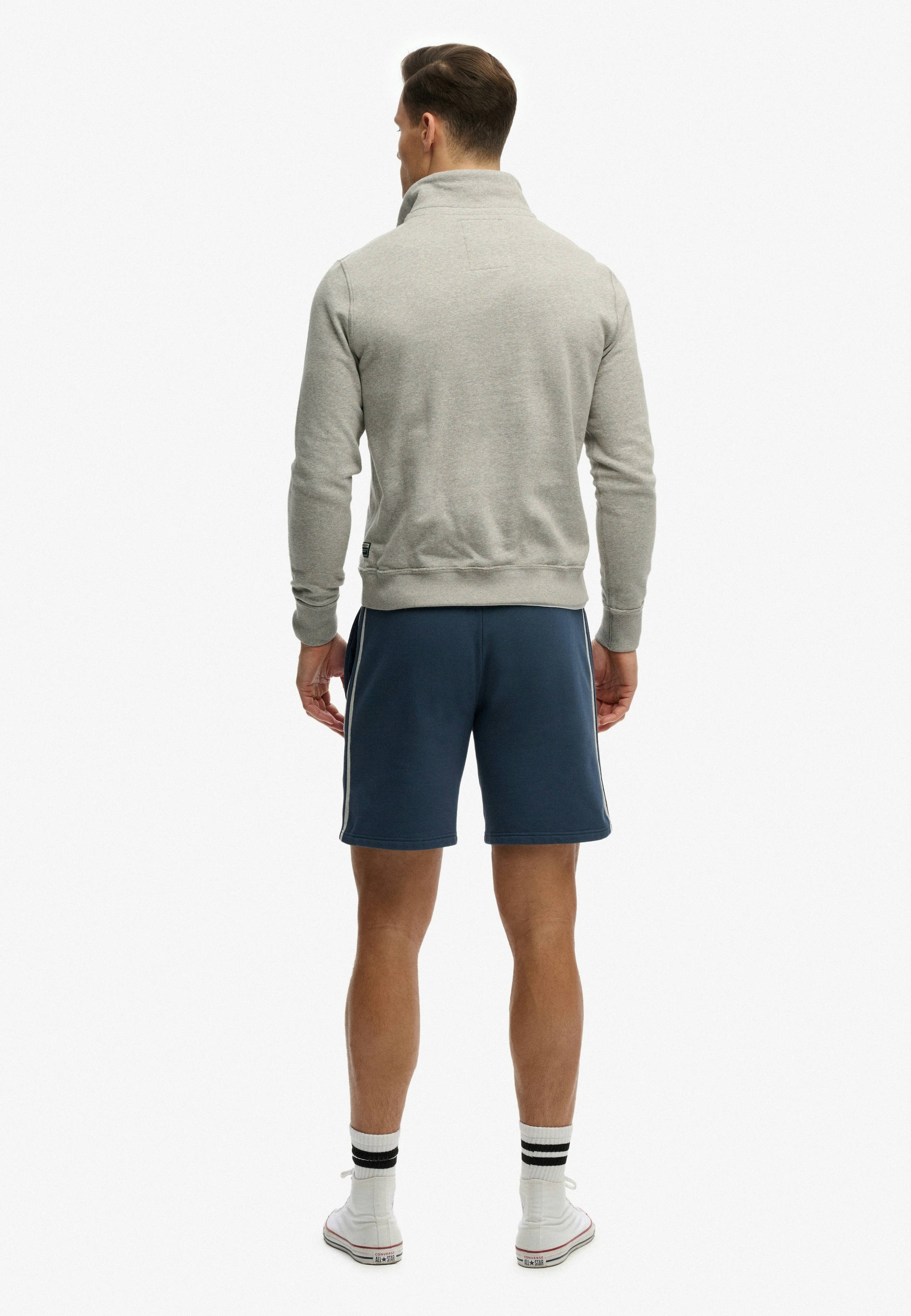 Superdry Sweatshorts »ATH ESS SHORT«  aus Baumwolle und Polyester, Loose Fit, mit Tunnelzug, melierte Optik