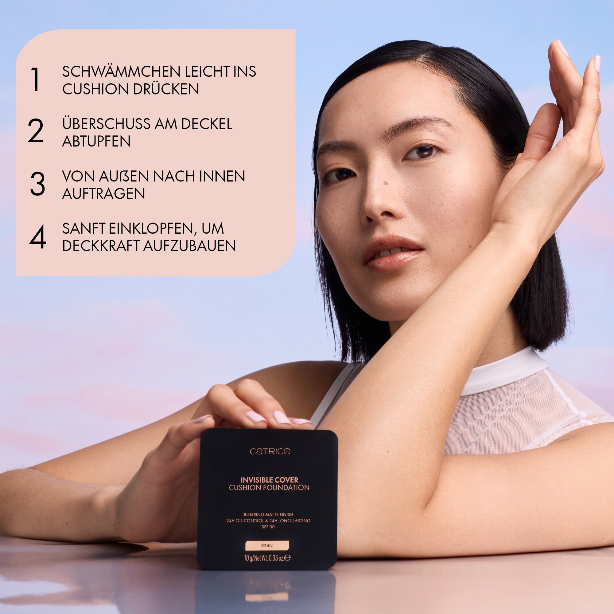 Catrice Foundation »Invisible Cover Cushion Foundation«