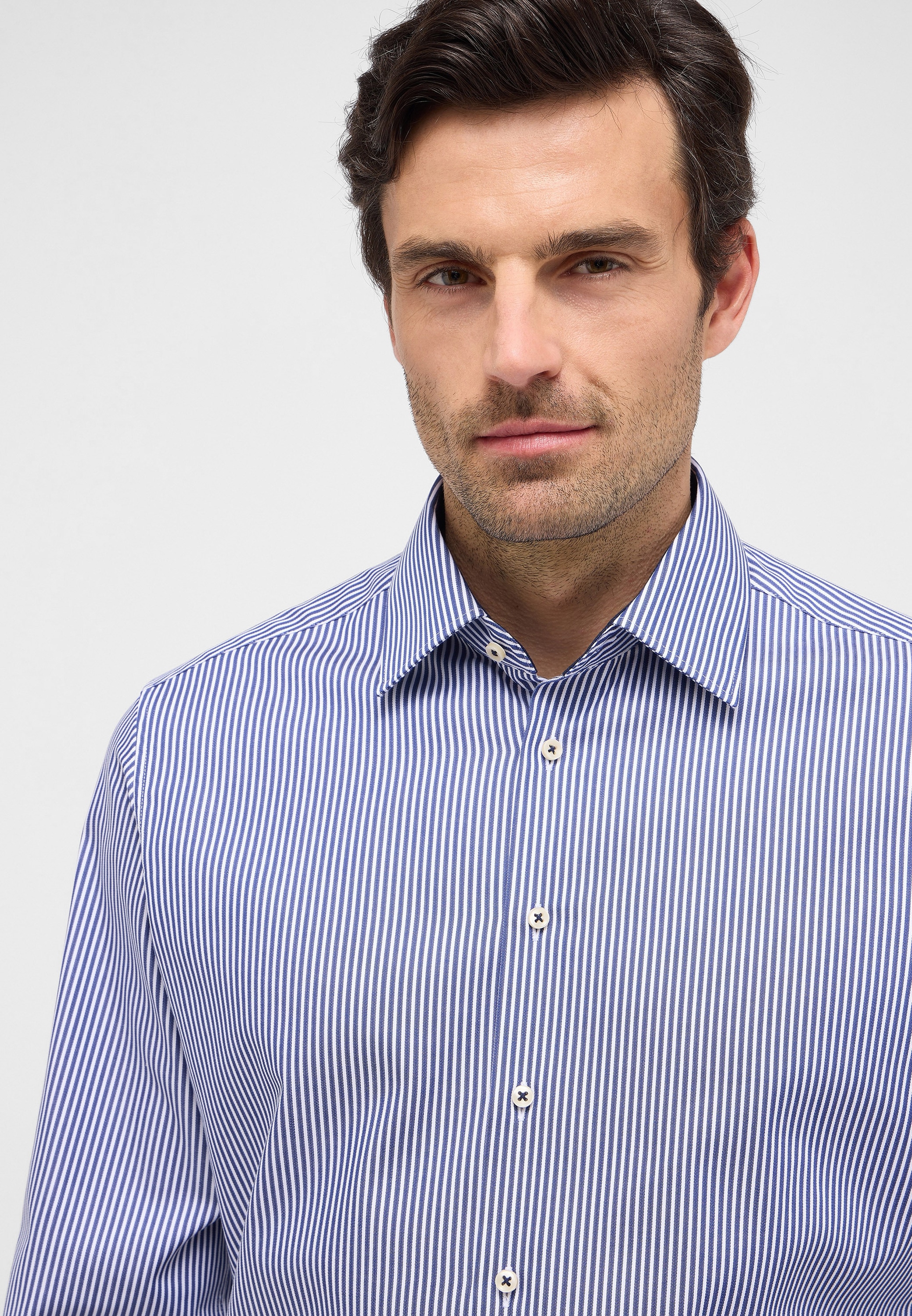 Eterna Langarmhemd »MODERN FIT«, NON IRON (bügelfrei)