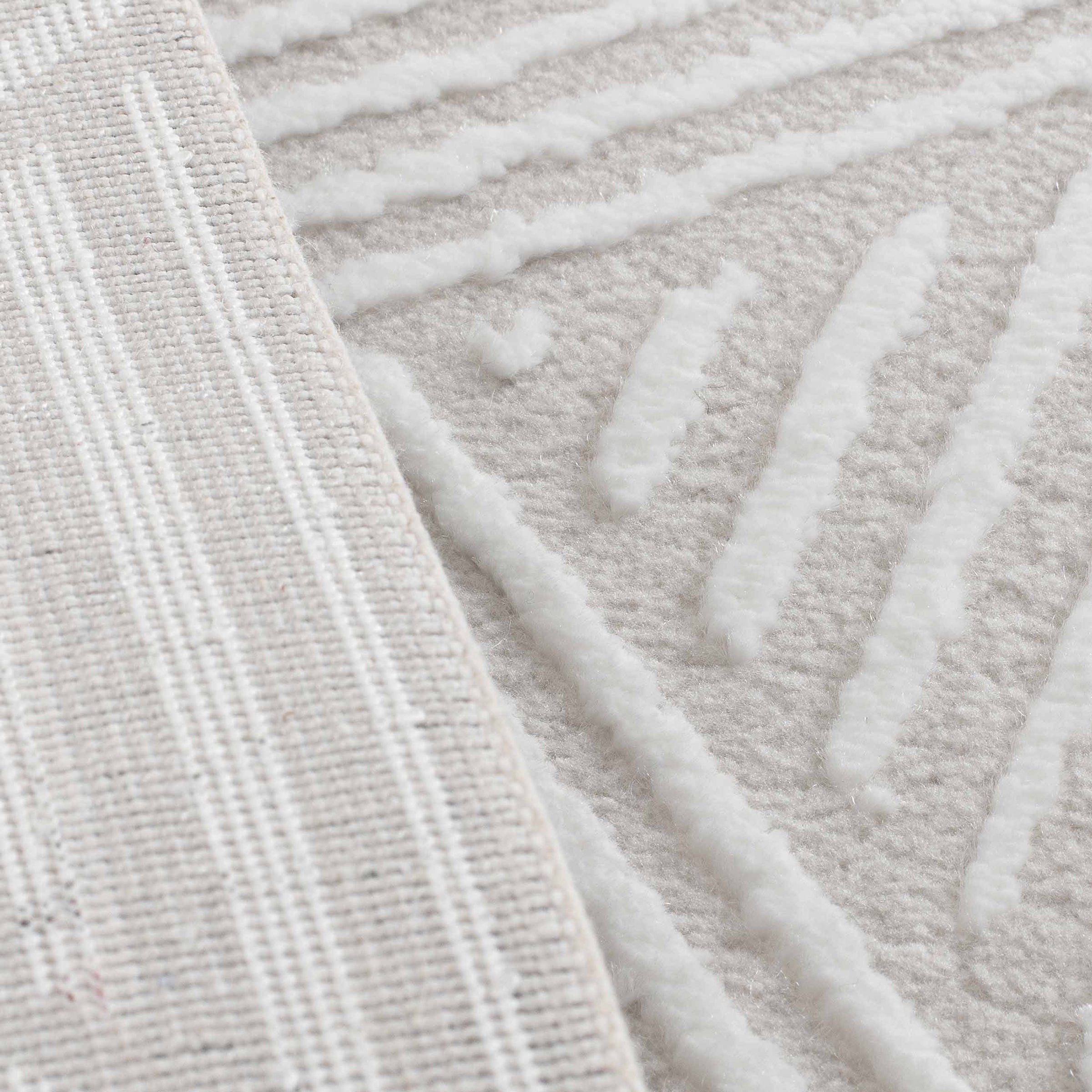 Sehrazat Teppich »Glory 220«, rechteckig, 10 mm Höhe, Wohnzimmer, Kurzflor, Hoch-Tief-Struktur