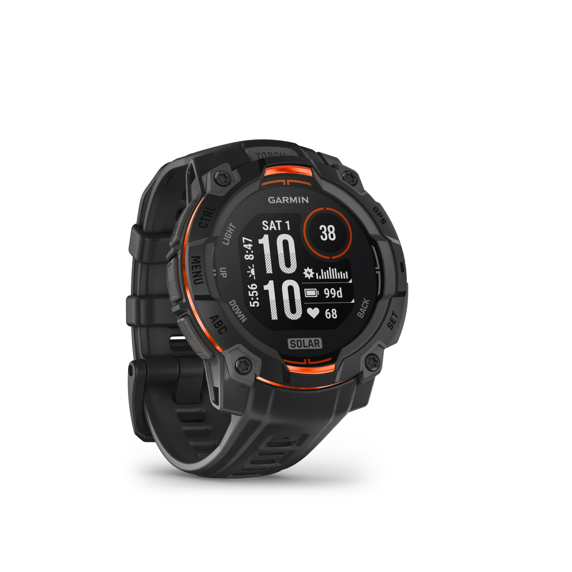 Garmin Smartwatch »Instinct 3 Solar« (3 cm / 1,2 ″)