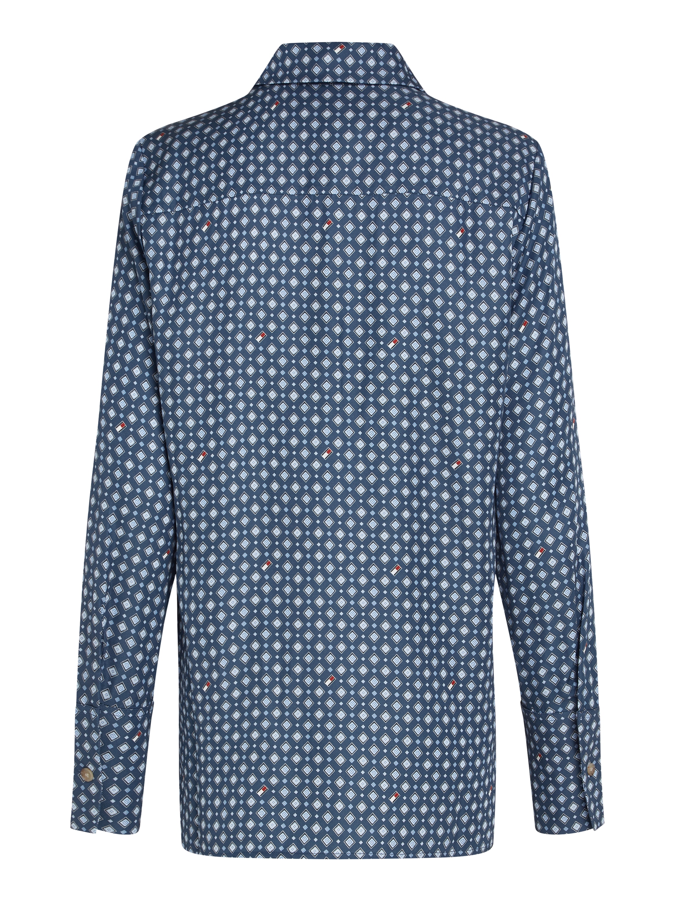 Tommy Hilfiger Hemdbluse »FOULARD REGULAR SHIRT«, mit Tommy Hilfiger Logo