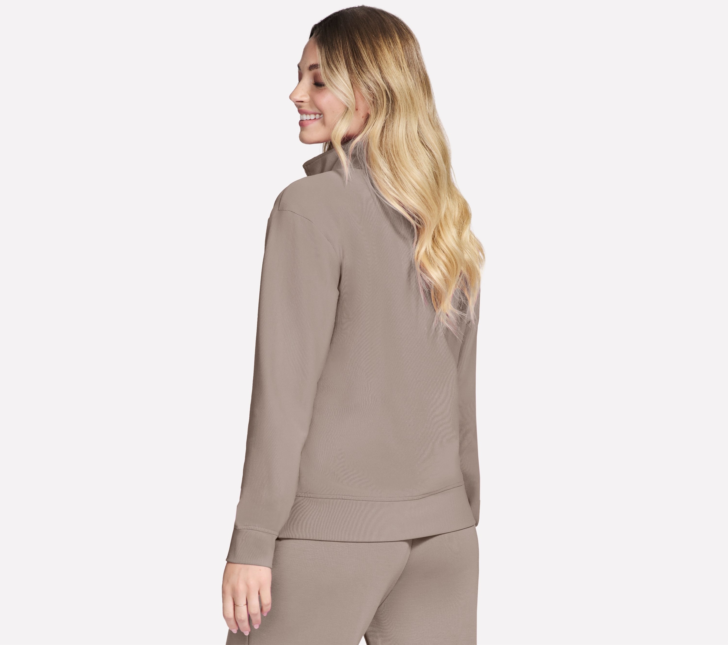 Skechers Rollkragenpullover »GOLUXE RIB 1/4 ZIP« sportlicher Rollkragenpullover, für Sportmode geeignet