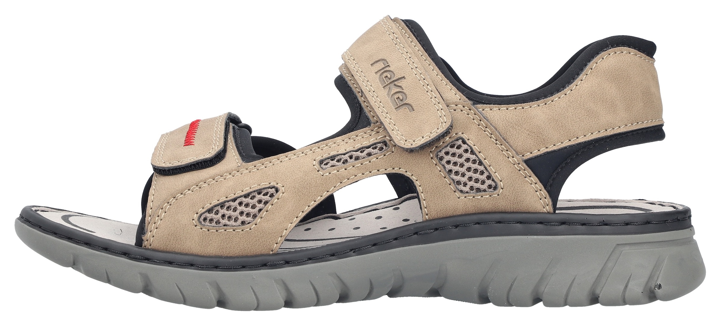 Rieker Sandale  Sommerschuh, Klettschuh, Outdoorsandale, in Trekking-Optik