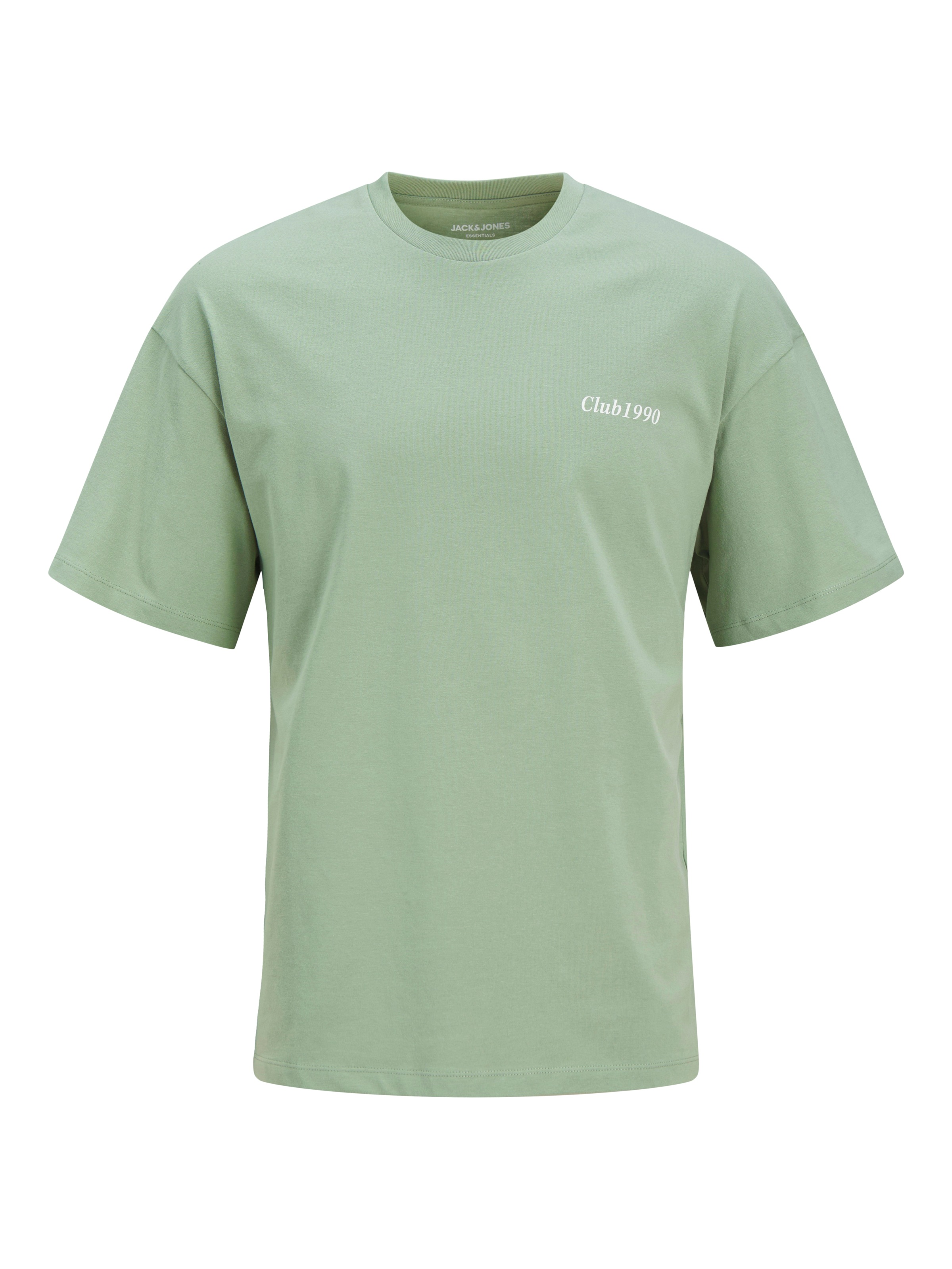 Jack & Jones Rundhalsshirt »JJEBRADLEY GRAPHIC TEE SS O-NECK NOOS«, mit Front und Back Print