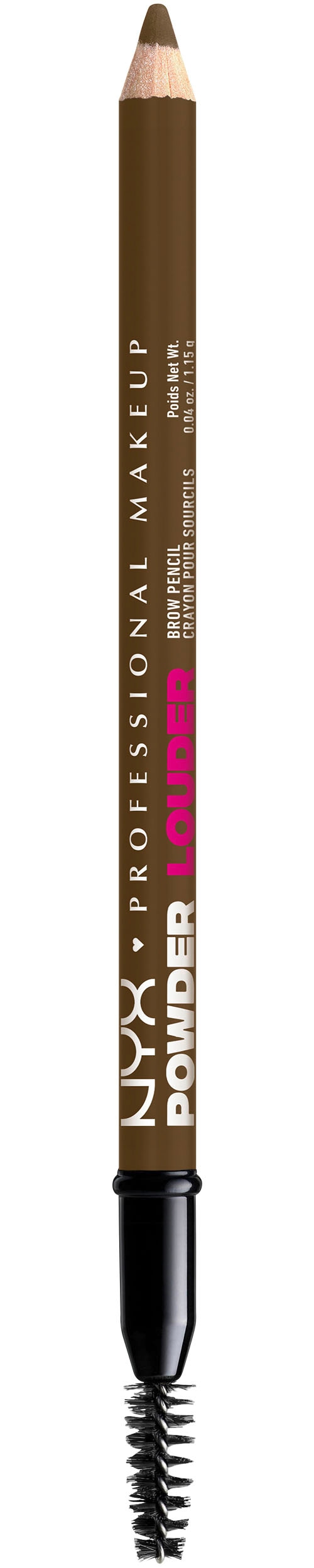 NYX Augenbrauenpflege »Makeup Powder Louder Brow Pencil«, mit Mikrofiber