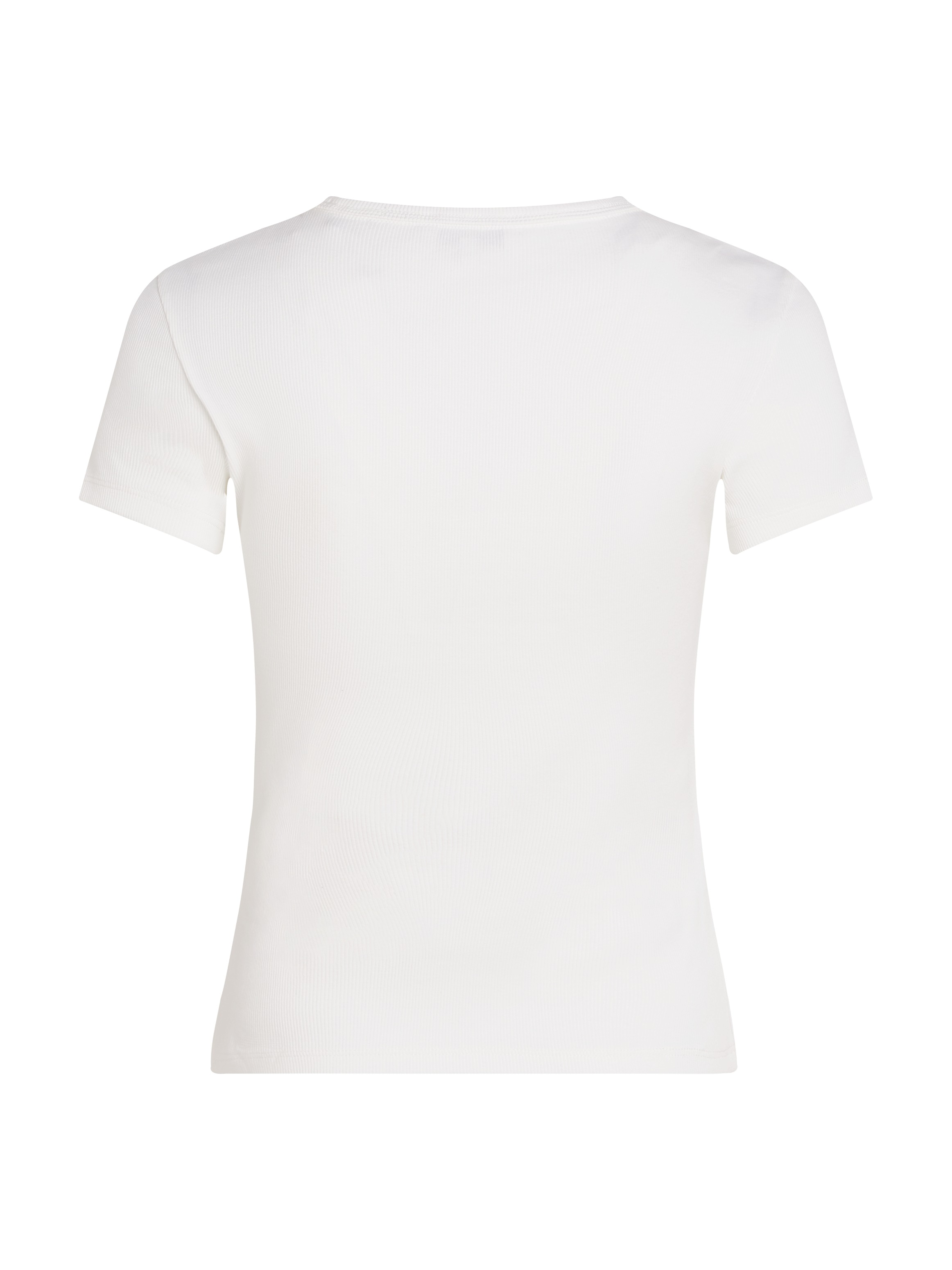 Tommy Jeans T-Shirt »TJW 2PACK SLIM ESSENTIAL RIB SS«, (Packung, 3 tlg., 2er-Pack), mit Logostickerei