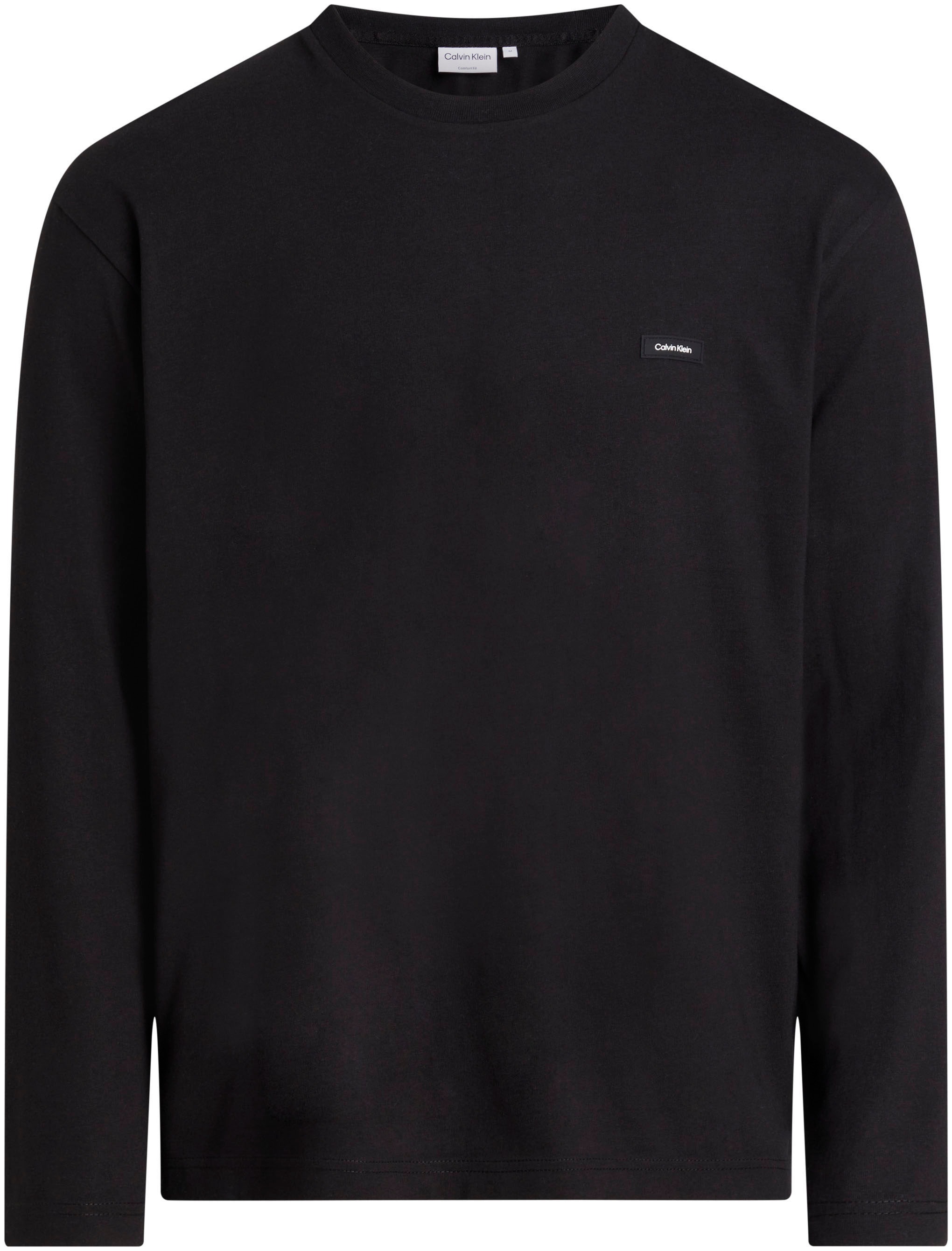 Calvin Klein Langarmshirt »COTTON COMFORT LS T-SHIRT«, mit Logopatch