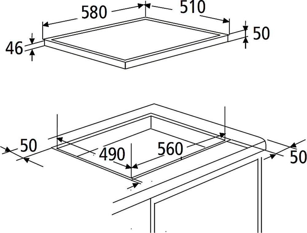 KOCHSTATION Küchenzeile »KS-Virginia«, Breite 390 cm, mit Glaskeramik-oder Induktionskochfeld