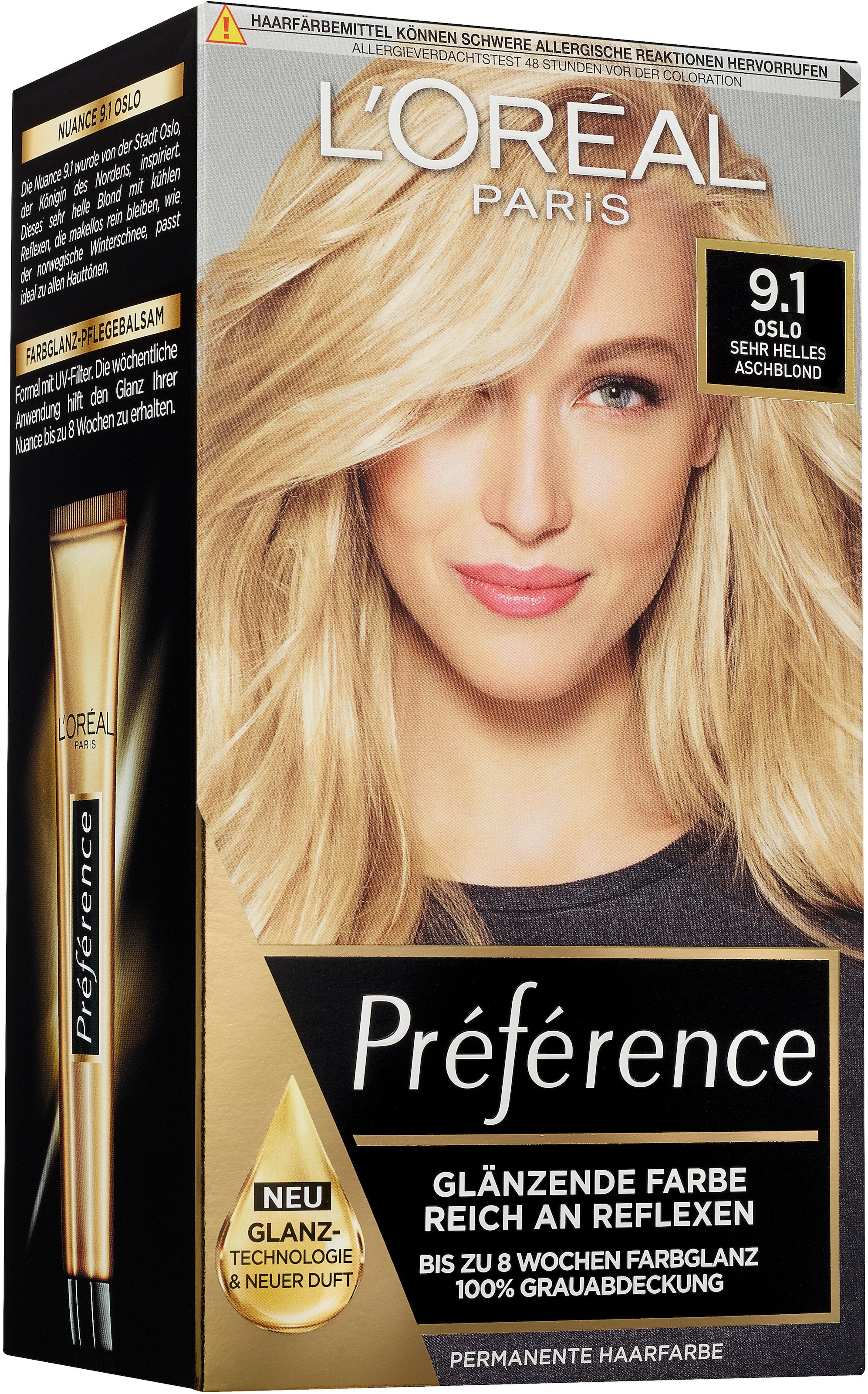 L'ORÉAL PARIS Coloration »Préférence«, (3 tlg.), mit pflegender Formel