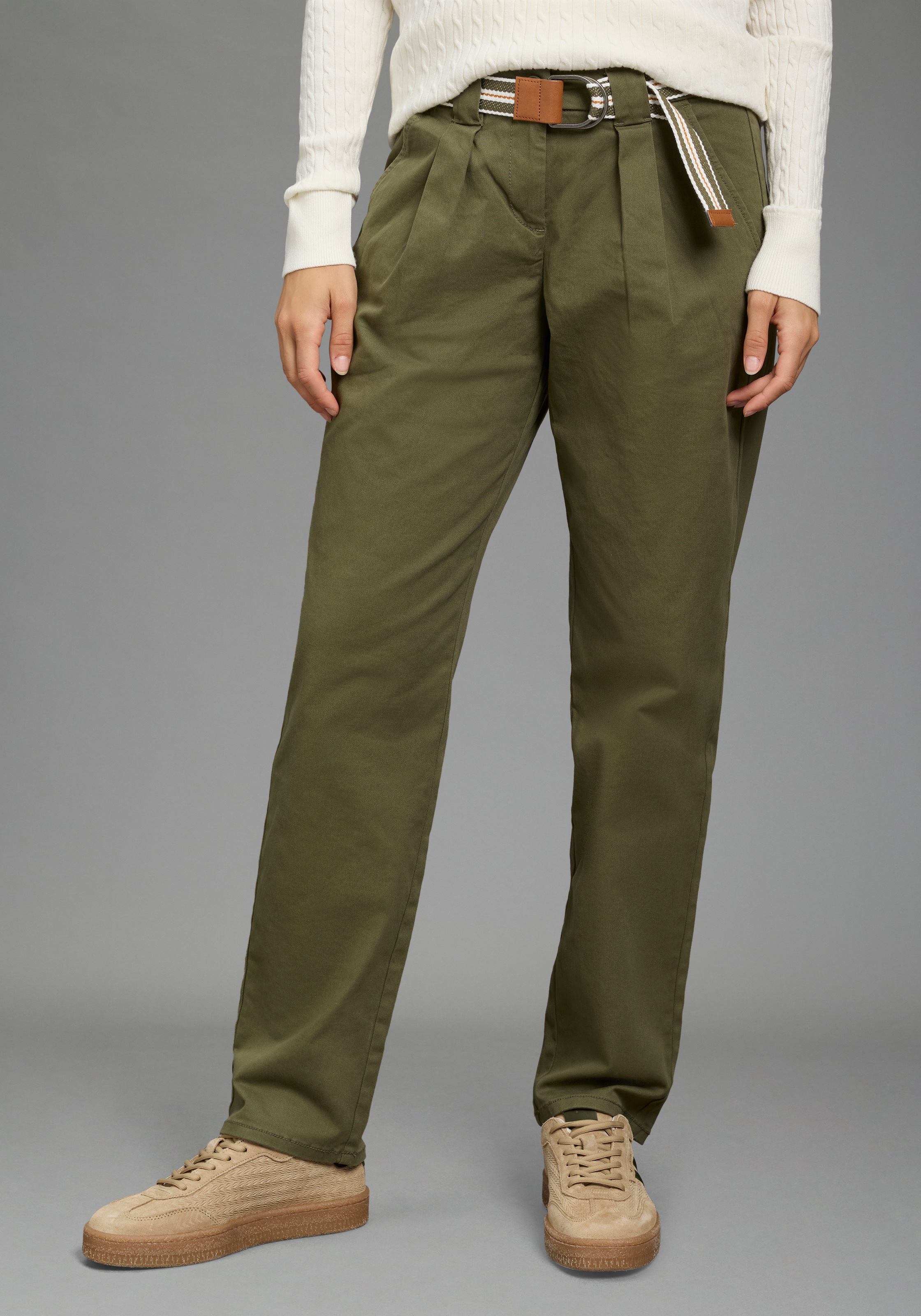 Laura Scott Chinohose  gerade Passform im Comfort Fit, elastisches Material