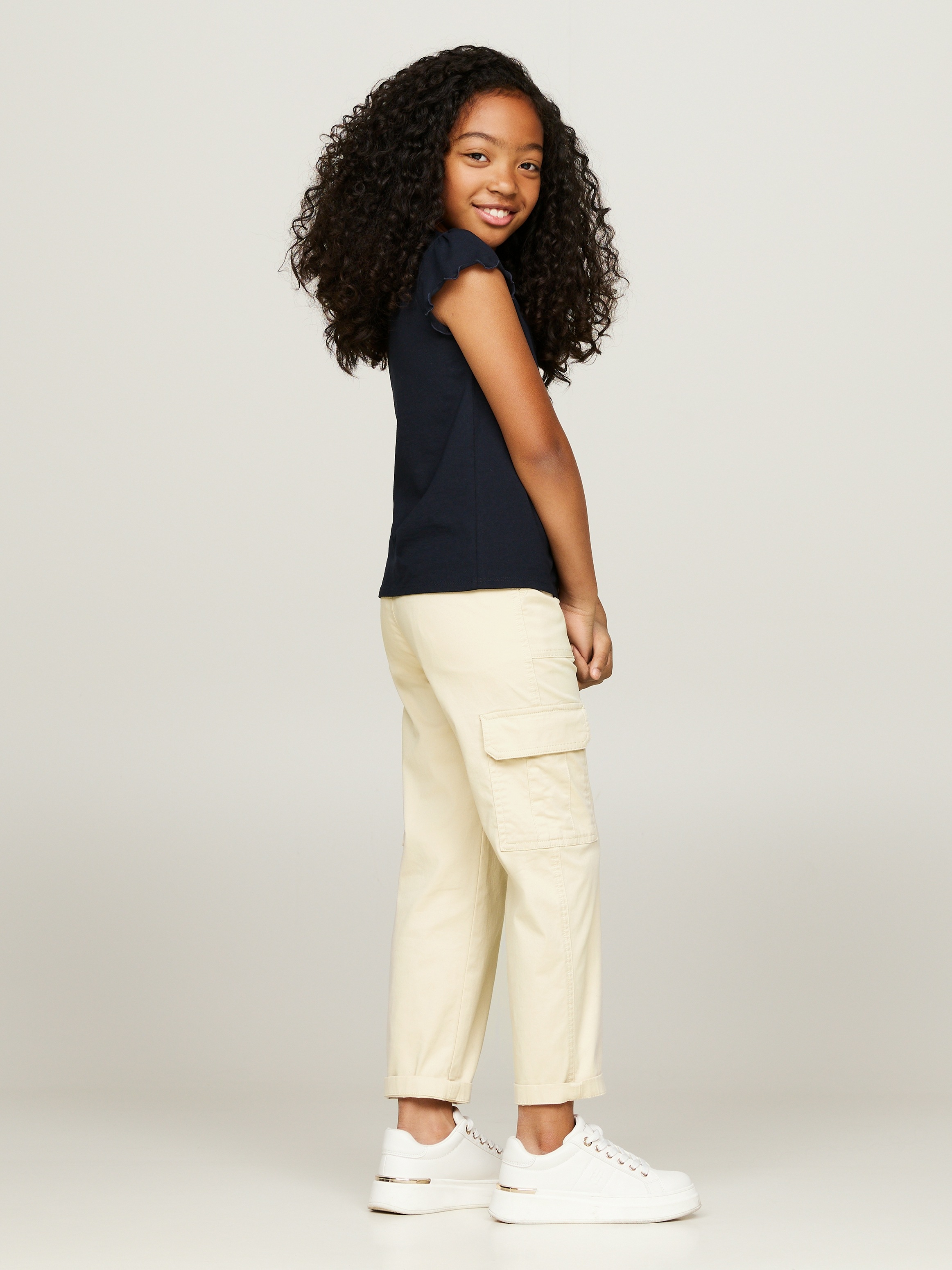 Tommy Hilfiger T-Shirt »ESSENTIAL RUFFLE SLEEVE TOP«, für Babys