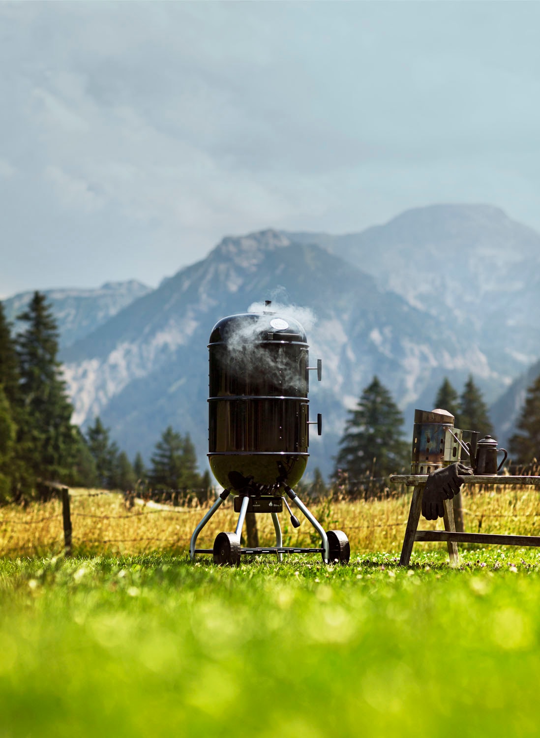 RÖSLE Grill-Schutzhülle »No.1, 25045«, für Smoker F50/F50-S, 100% Polyester, Klettverschluss, wasserdicht