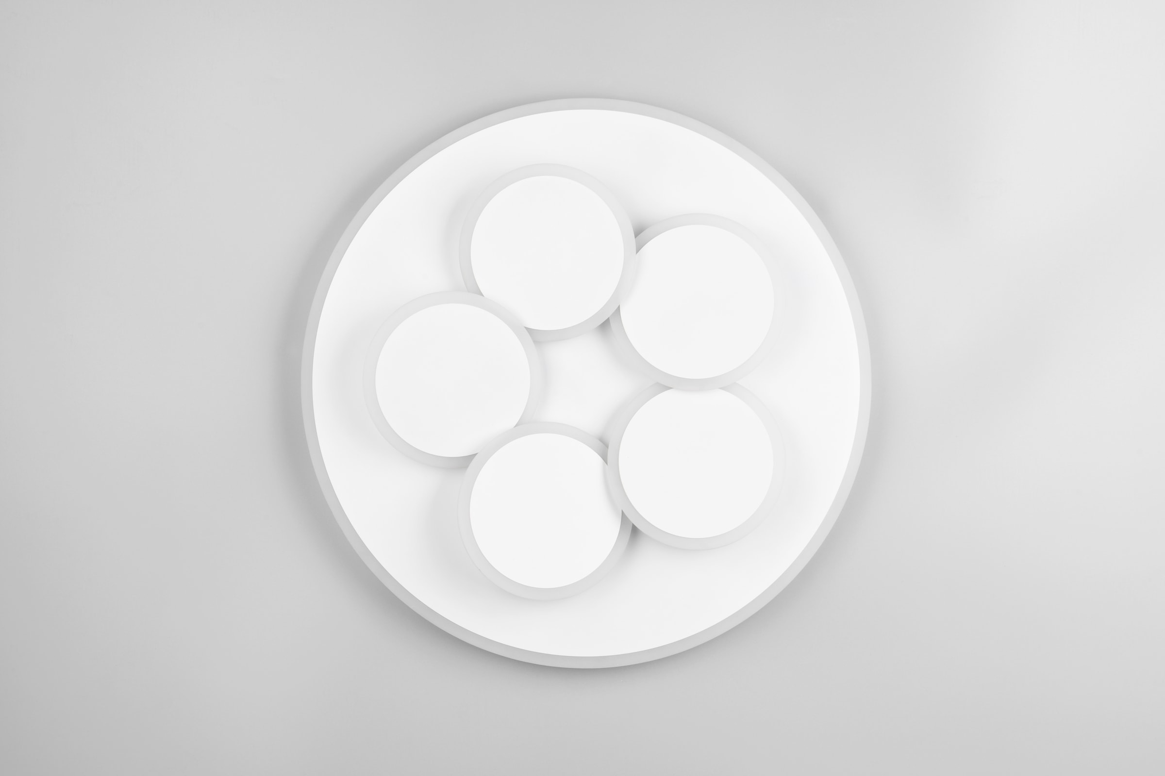 TRIO Leuchten LED Deckenleuchte »MANDALA, LED Deckenlampe mit Fernbedienung, dimmbar CCT Nachtlicht« LED-Board 1 Stk. warmweiß - kaltweiß Memory- und Timerfunktion 4200 Lumen warm- bis kaltweiß 2700-6500K 35W