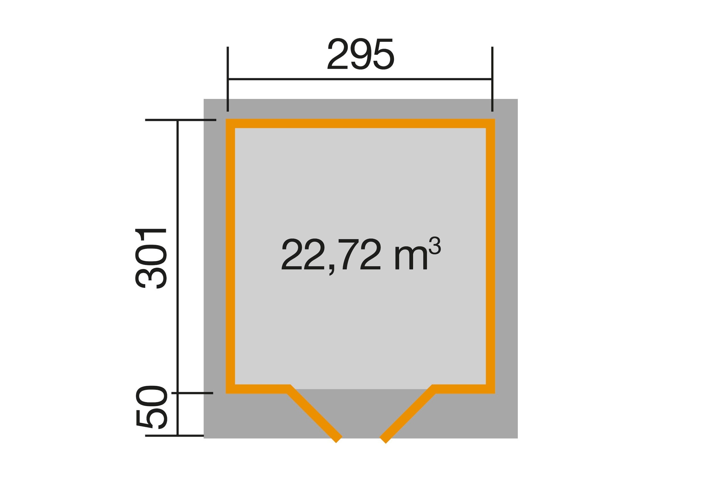weka Gartenhaus »126 Gr.3, schwedenrot, 28 mm«