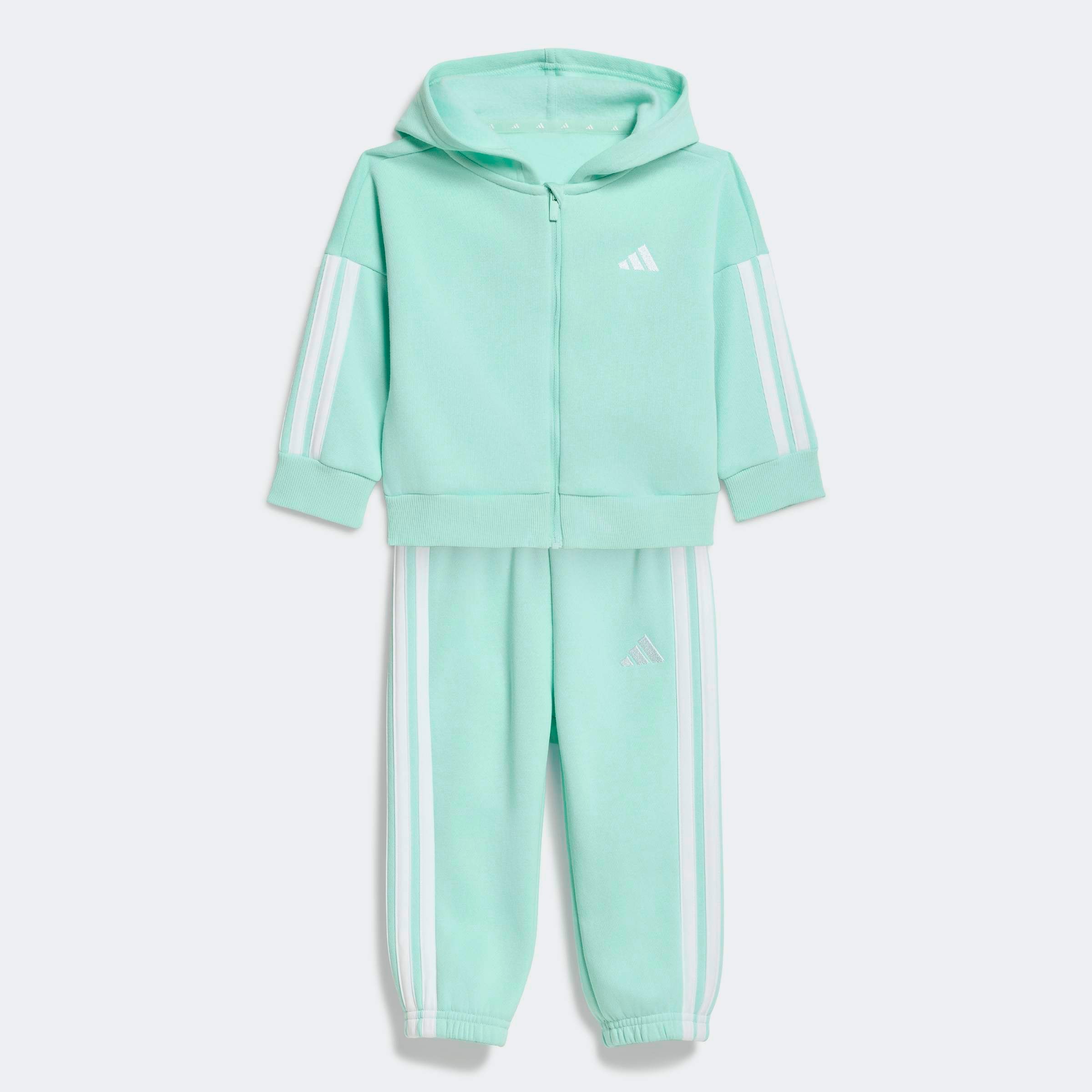 adidas Sportswear Trainingsanzug »I 3S FZ FL JOG« 2 für Babys, zweiteiliges Set, aus Baumwolle