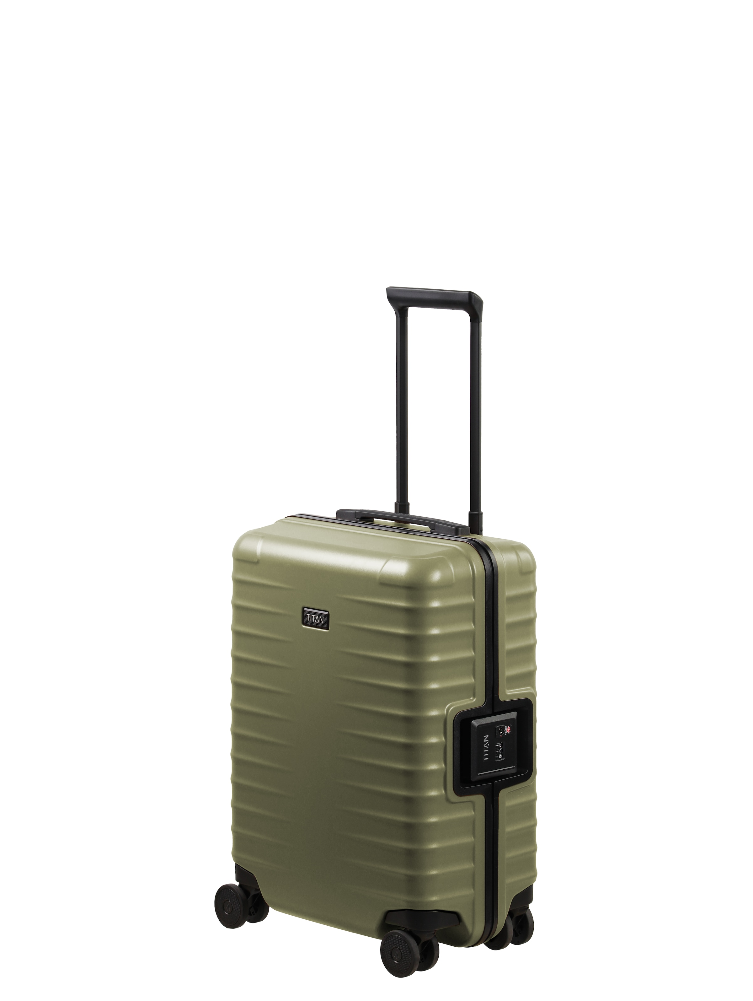 TITAN - Made in Germany Trolley »OVERSEAS Koffer Hartschale« 45 l 4 Rollen TSA-Rahmenschloss, smarter Innenaufteilung und kratzfester Oberfläche