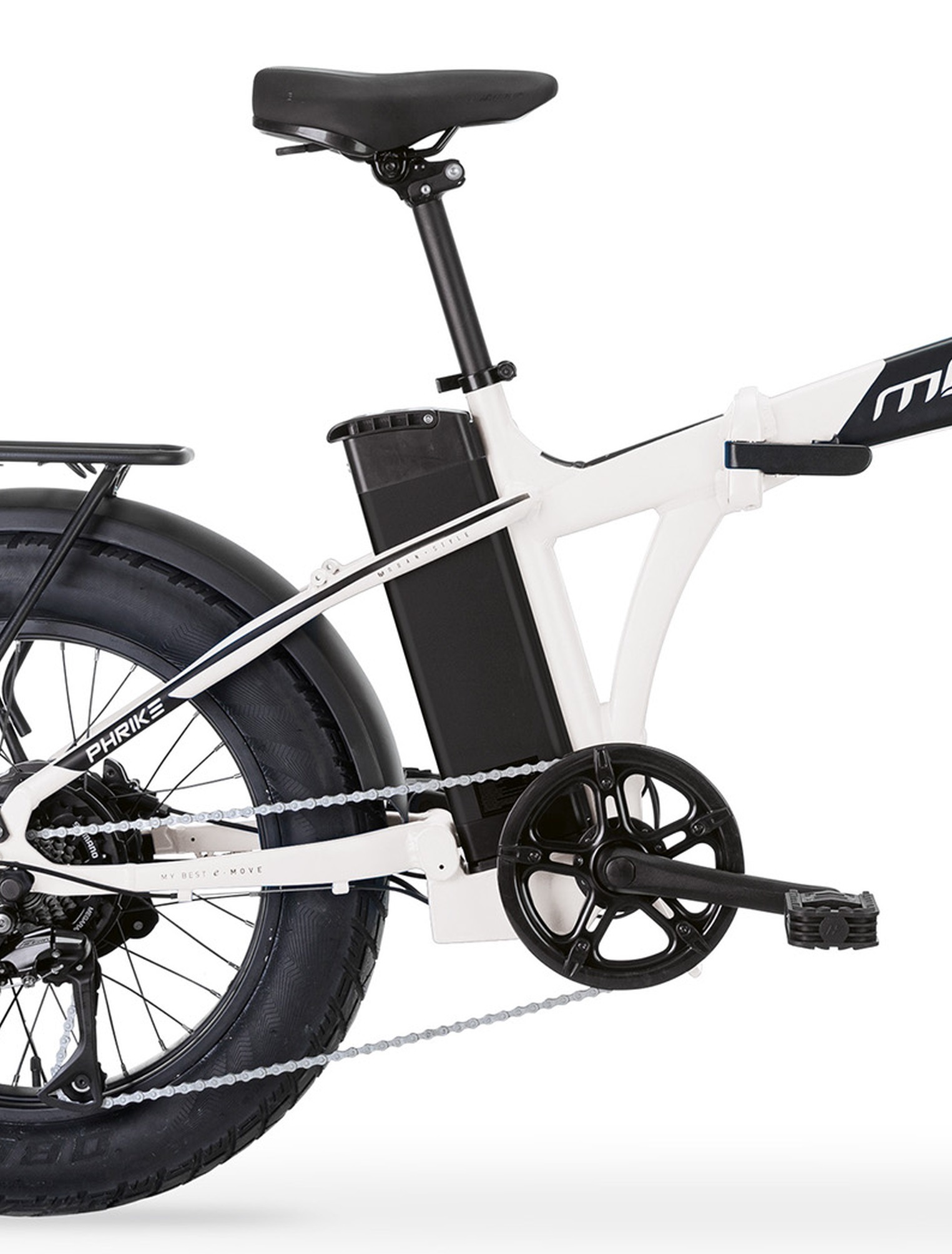 MBM E-Bike »Elektro-Falt-Fahrrad PHRIKE 20 Zoll, weiß«