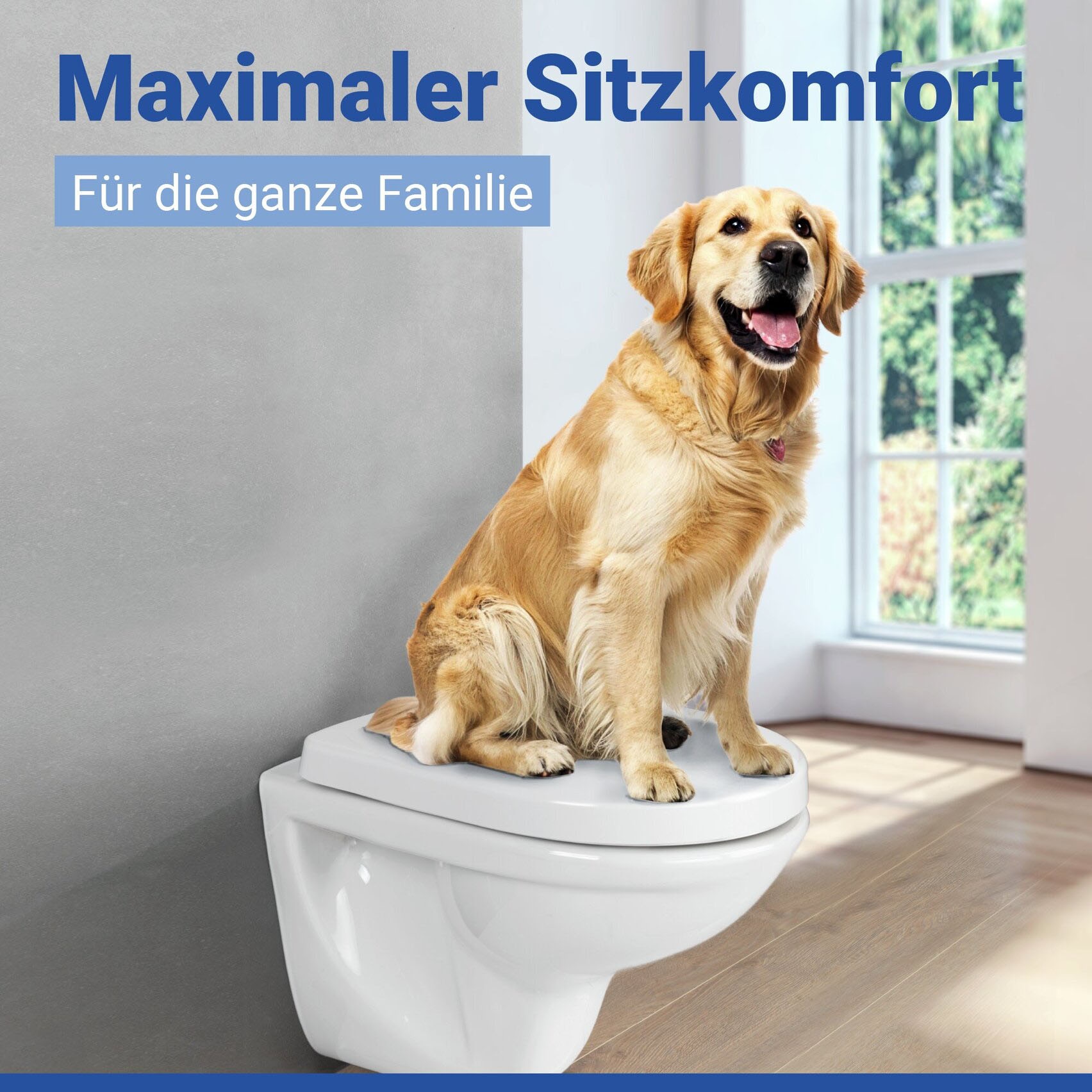 WENKO WC-Sitz »Sindia« belastbar mit bis zu 300 kg