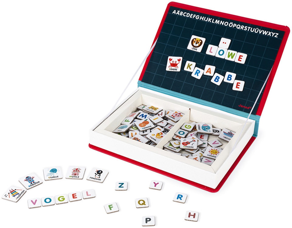 Janod Lernspielzeug »Magnetbuch - Alphabet«