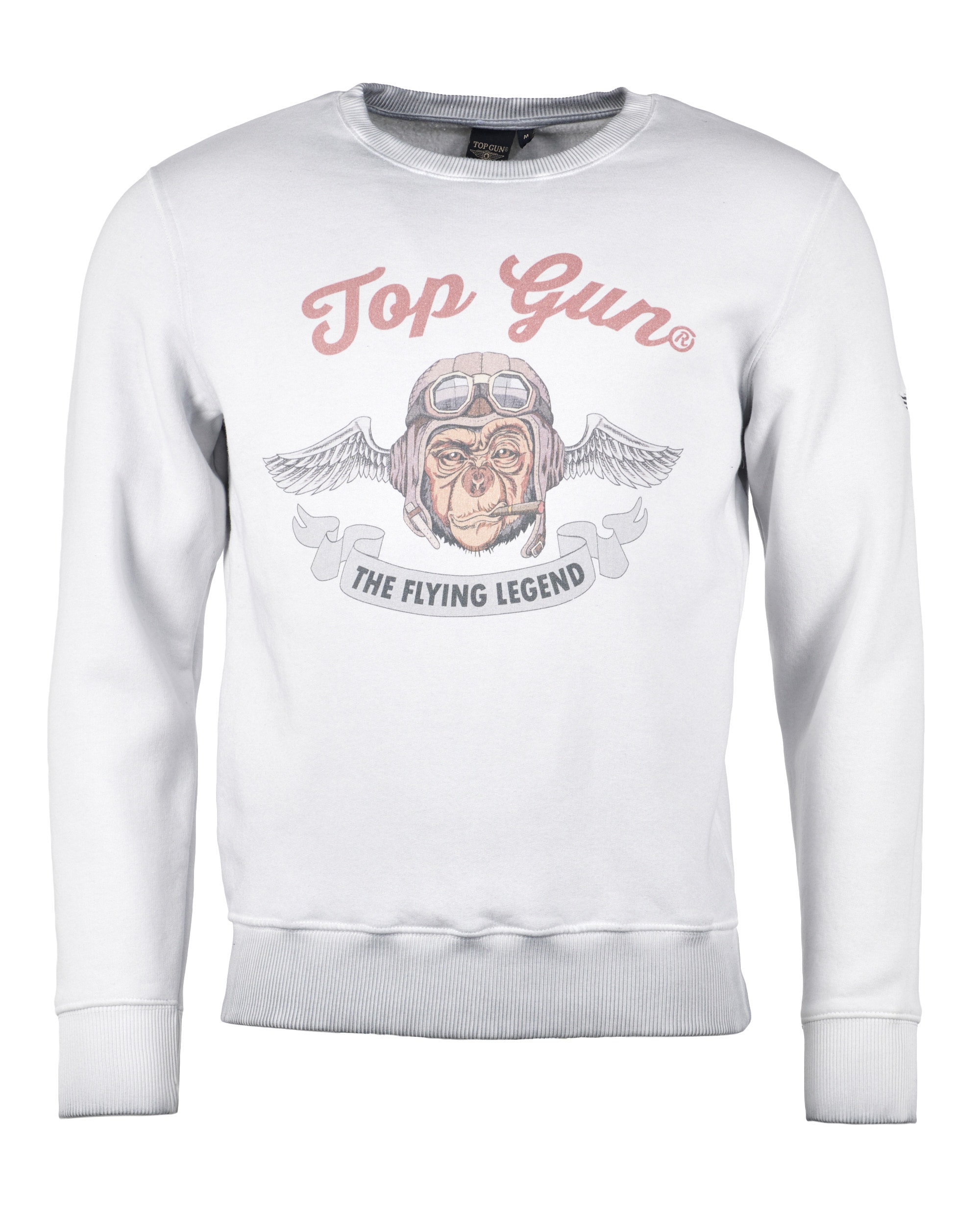 TOP GUN Sweater »Sweatshirt Smoking Monkey TG20191034«