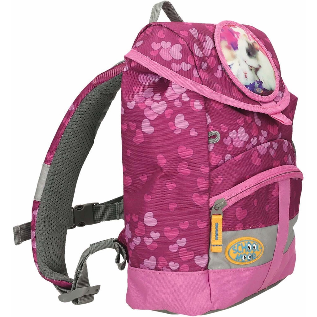 SCHOOL-MOOD® Kinderrucksack »Kiddy, Chloe«, Reflektoren