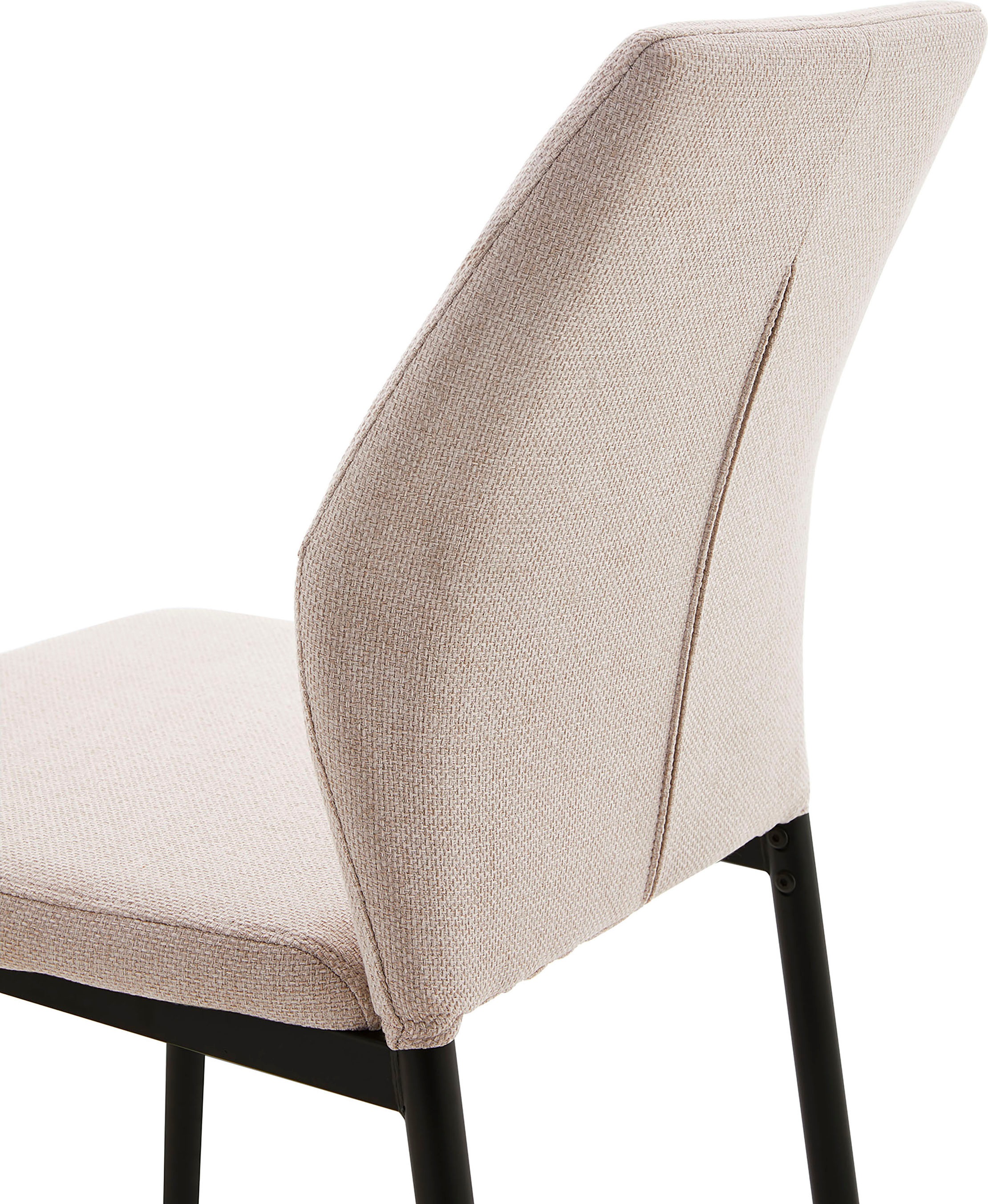 Home affaire Esszimmerstuhl »Lumos«, (Set), 4 St., Webstoff, Webstoff in vielen Farben erhältlich mit stabilem Metalluntergestell