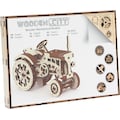 Wooden City Modellbausatz »Traktor«, aus Holz; Made in Europe