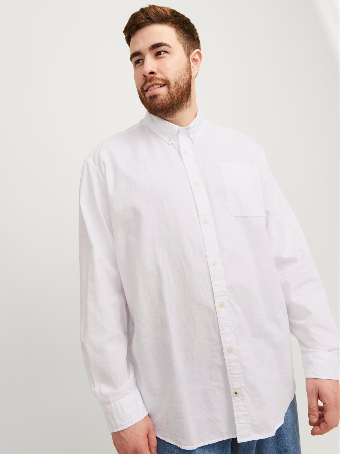 Jack & Jones PlusSize Langarmhemd »OXFORD SHIRT«