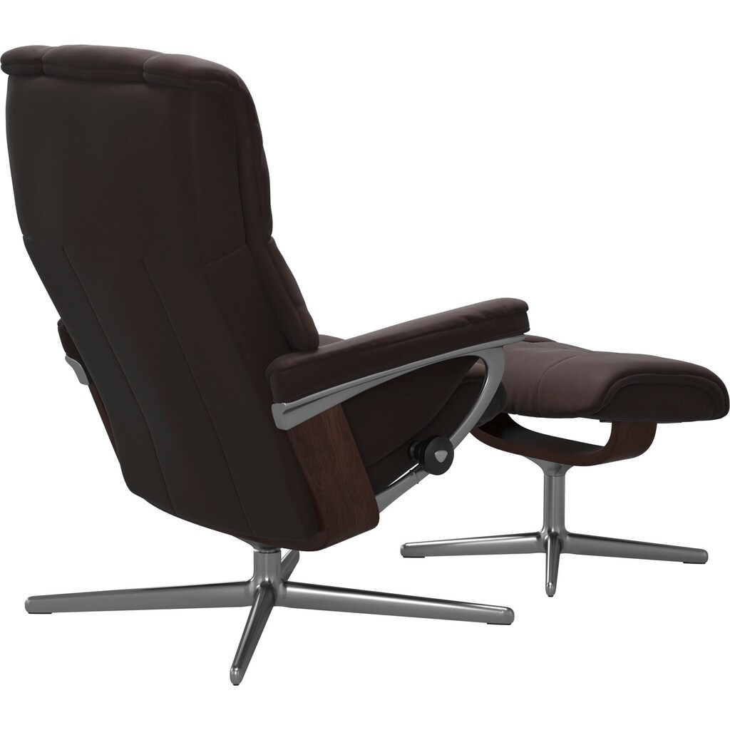 Stressless® Relaxsessel »Mayfair«, mit Cross Base, Größe S, M & L, Holzakzent Braun