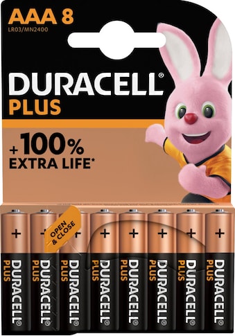 Duracell Batterie »Plus«, LR03, (Packung, 8 St.) kaufen