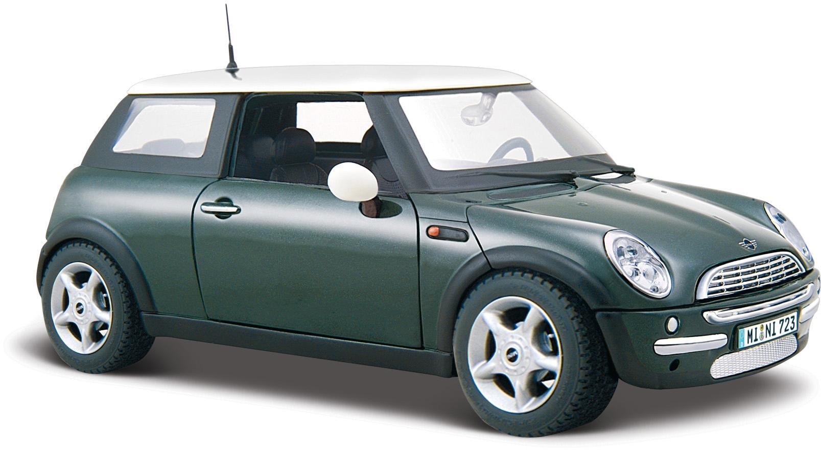Maisto® Sammlerauto »Mini Cooper, 1:24, metallic grün«, 1:24, aus Metallspritzguss