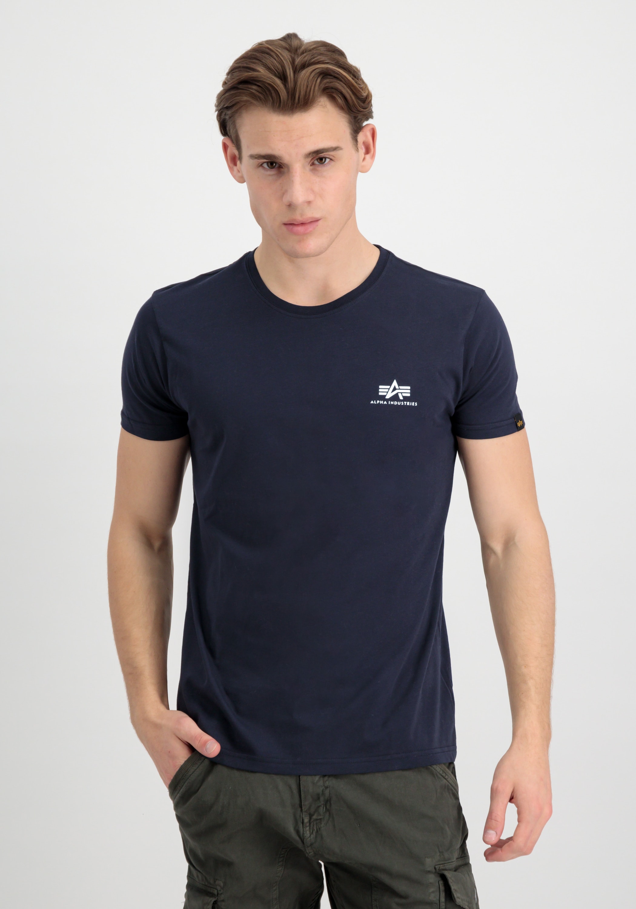 Alpha Industries T-Shirt »Alpha Industries Men - T-Shirts Basic T-Shirt SL«
