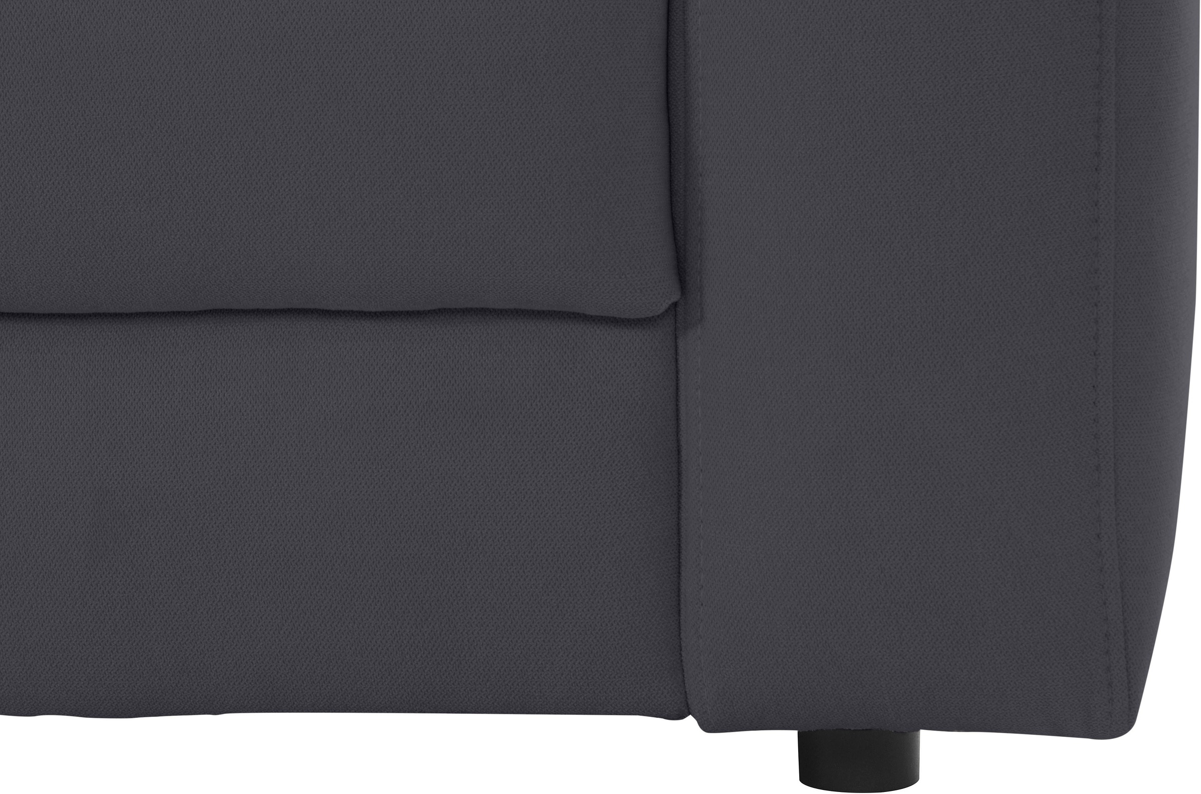 Places of Style Ecksofa »Bloomfield, elegant, viel Platz, Mega Couch, Breite 303cm, L-Form«, extra tiefe Sitzfläche, wahlweise mit Sitztiefenverstellung