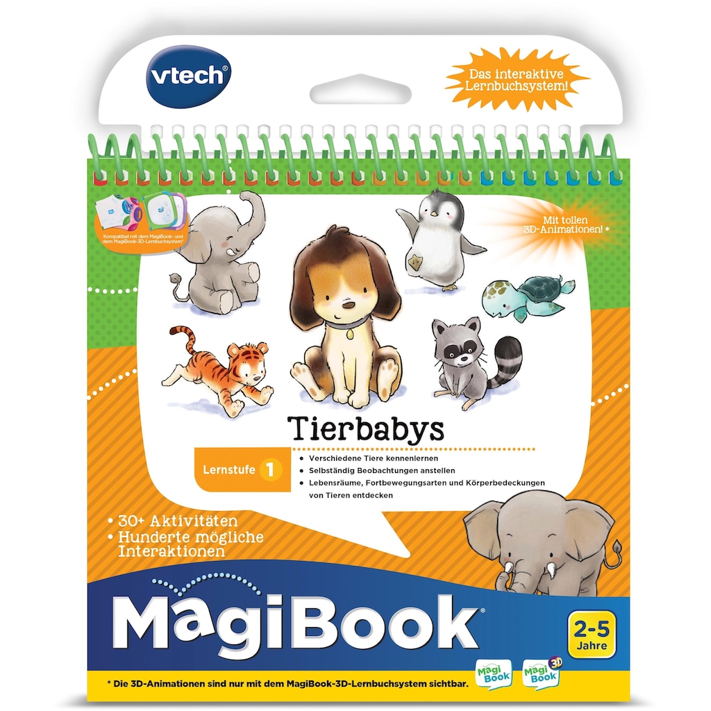 Vtech® Buch »MagiBook Lernstufe 1 - Tierbabys«