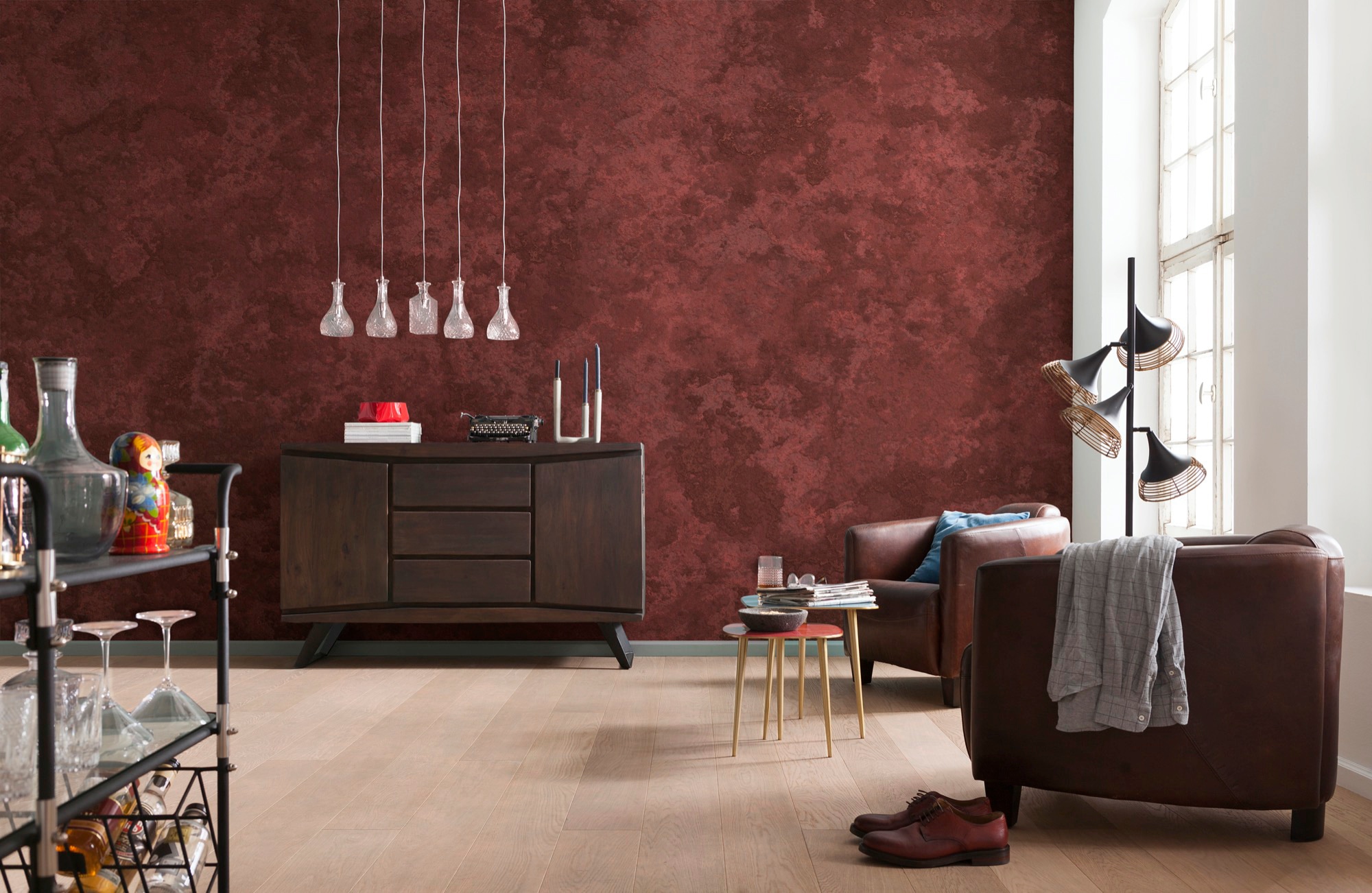 Komar Vliestapete »Digitaldruck Vlies - The Wall - Größe 400 x 280 cm«, bedruckt, Wohnzimmer, Schlafzimmer